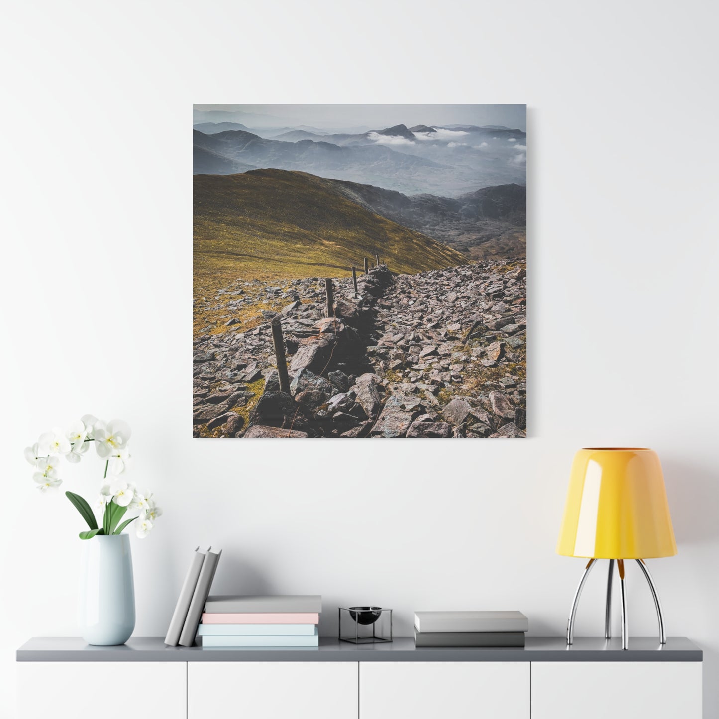 Wall in Mountains Matte Canvas, Stretched, 1.25"