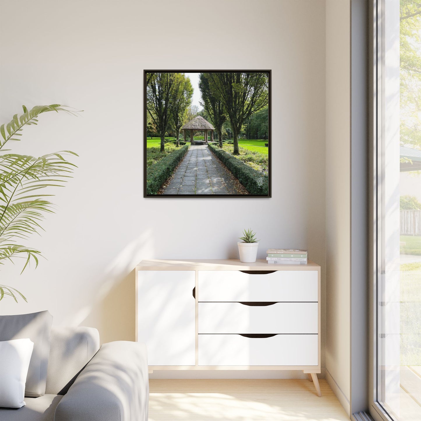 Adare Matte Canvas, Framed (Multi-color)
