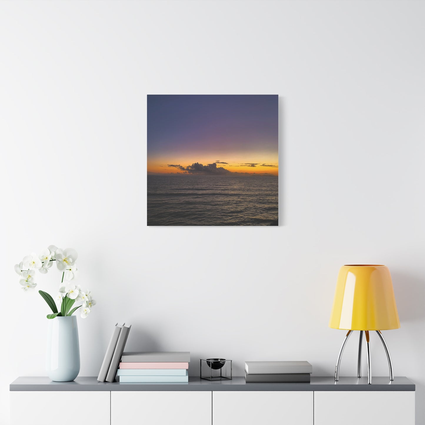 Sunset in Ocean 2 Matte Canvas, Stretched, 1.25"