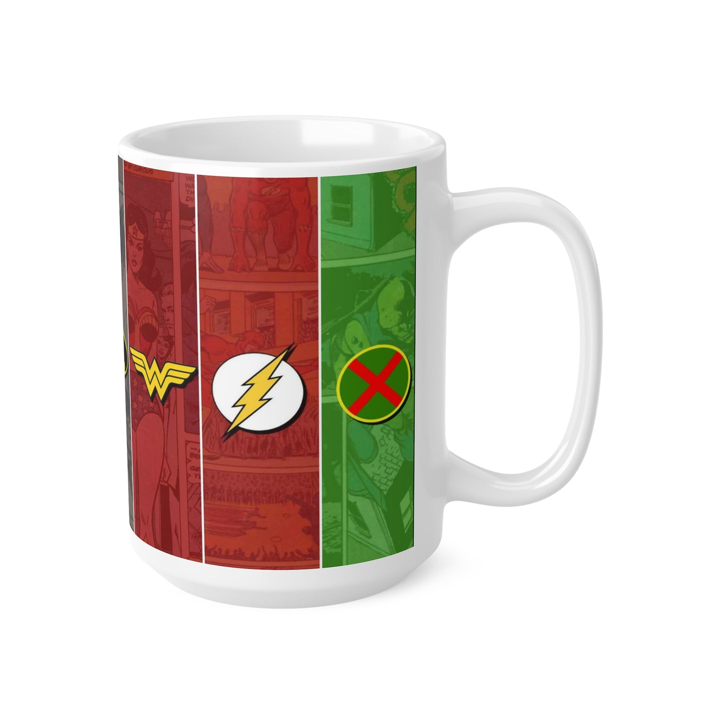 Superhero Ceramic Coffee Cups - 11oz & 15oz - Perfect Gift for Comic Fans