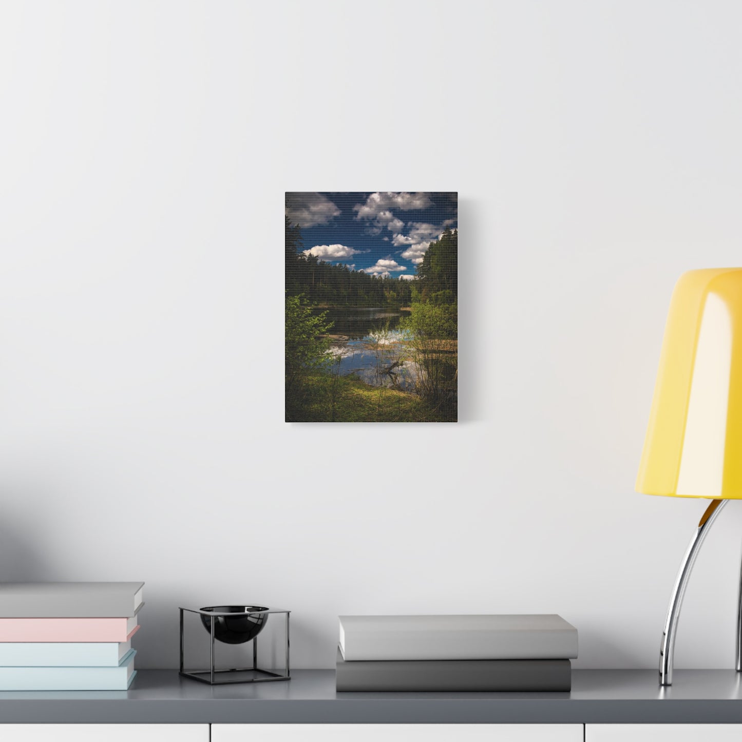 Vilnius Lake, Lithuania Matte Canvas, Stretched, 1.25"