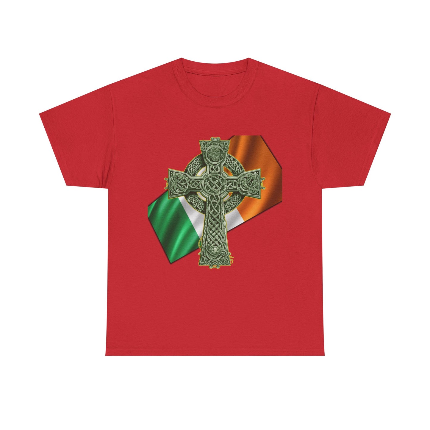 Celtic Cross Unisex Heavy Cotton Tee
