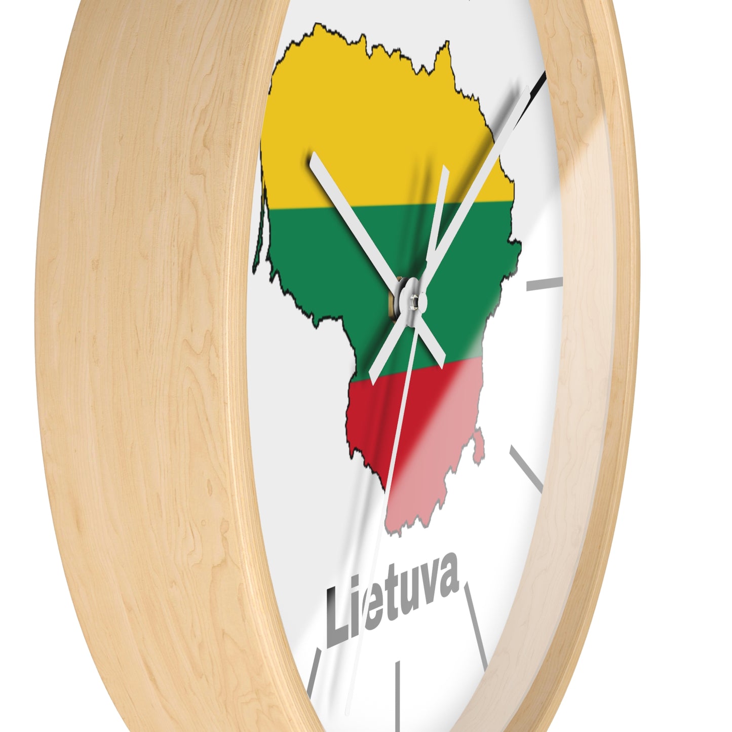Lithuania Map Wall Clock - Vibrant Decor for Home or Office