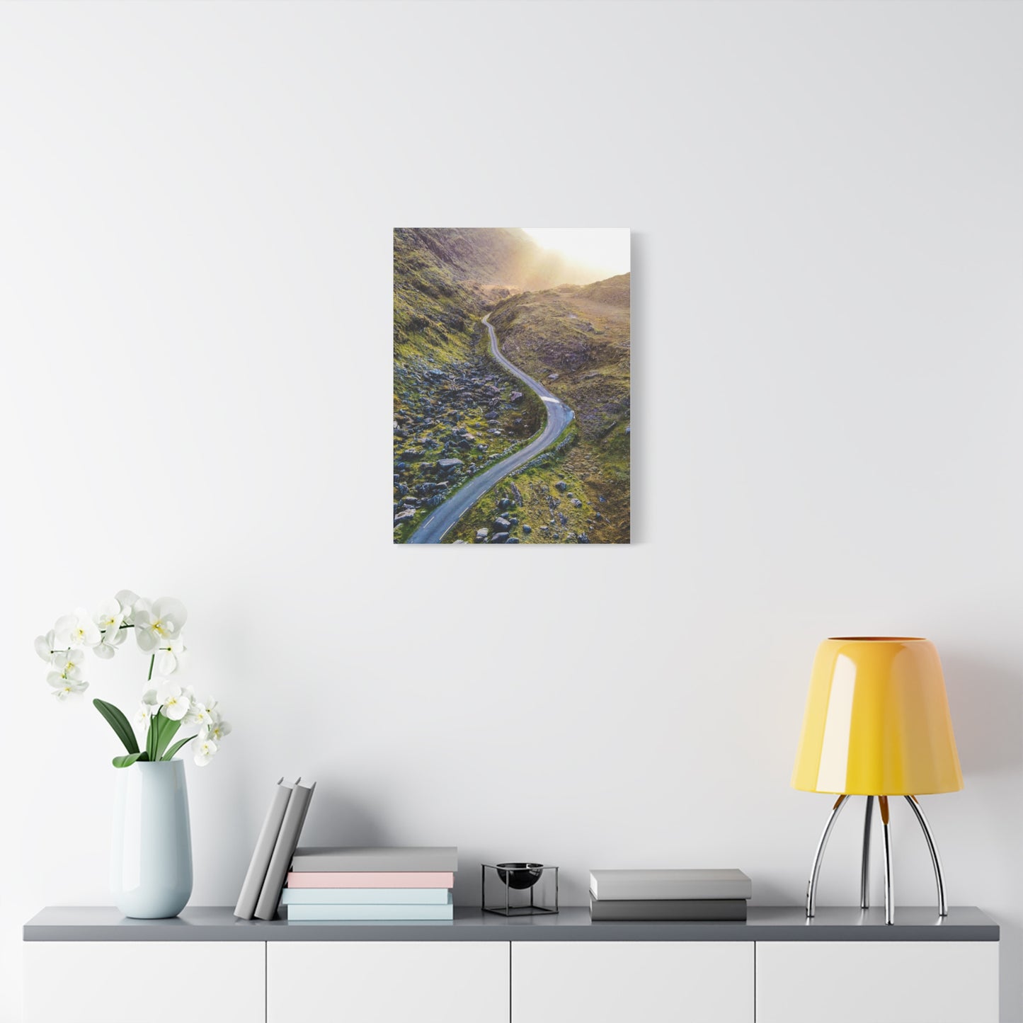 Valley Road Matte Canvas, Stretched, 1.25"