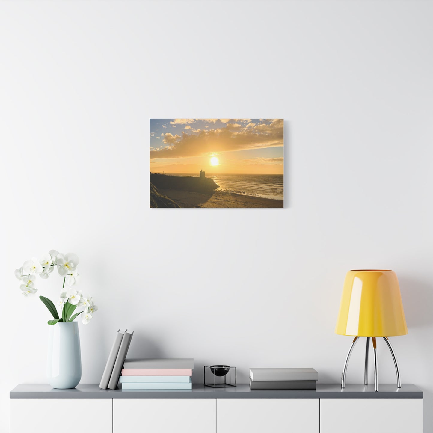 Ballybunion Sunset Castle Matte Canvas, Stretched, 1.25"