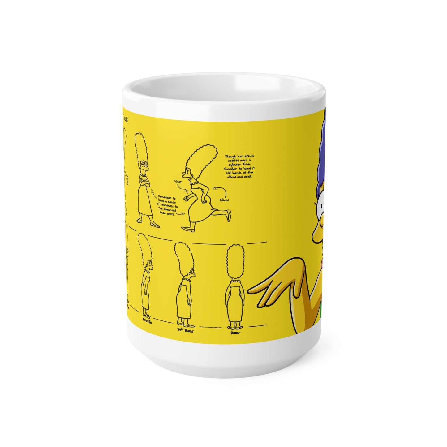 Marge Funny Family Ceramic Coffee Cup – Funny Gifts for Fans, 11oz & 15oz
