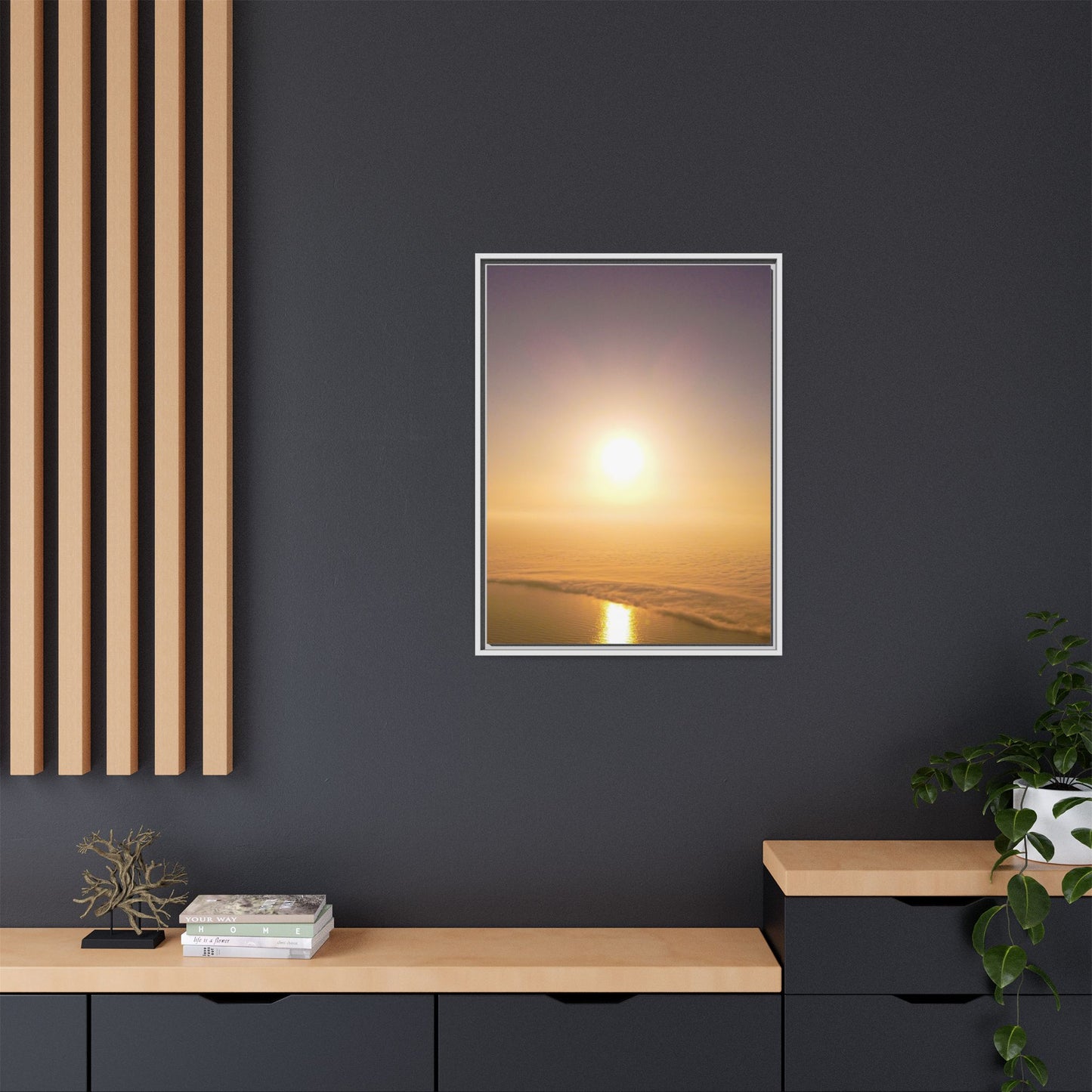 Sunset on Mount Brandon Matte Canvas, Framed (Multi-color)