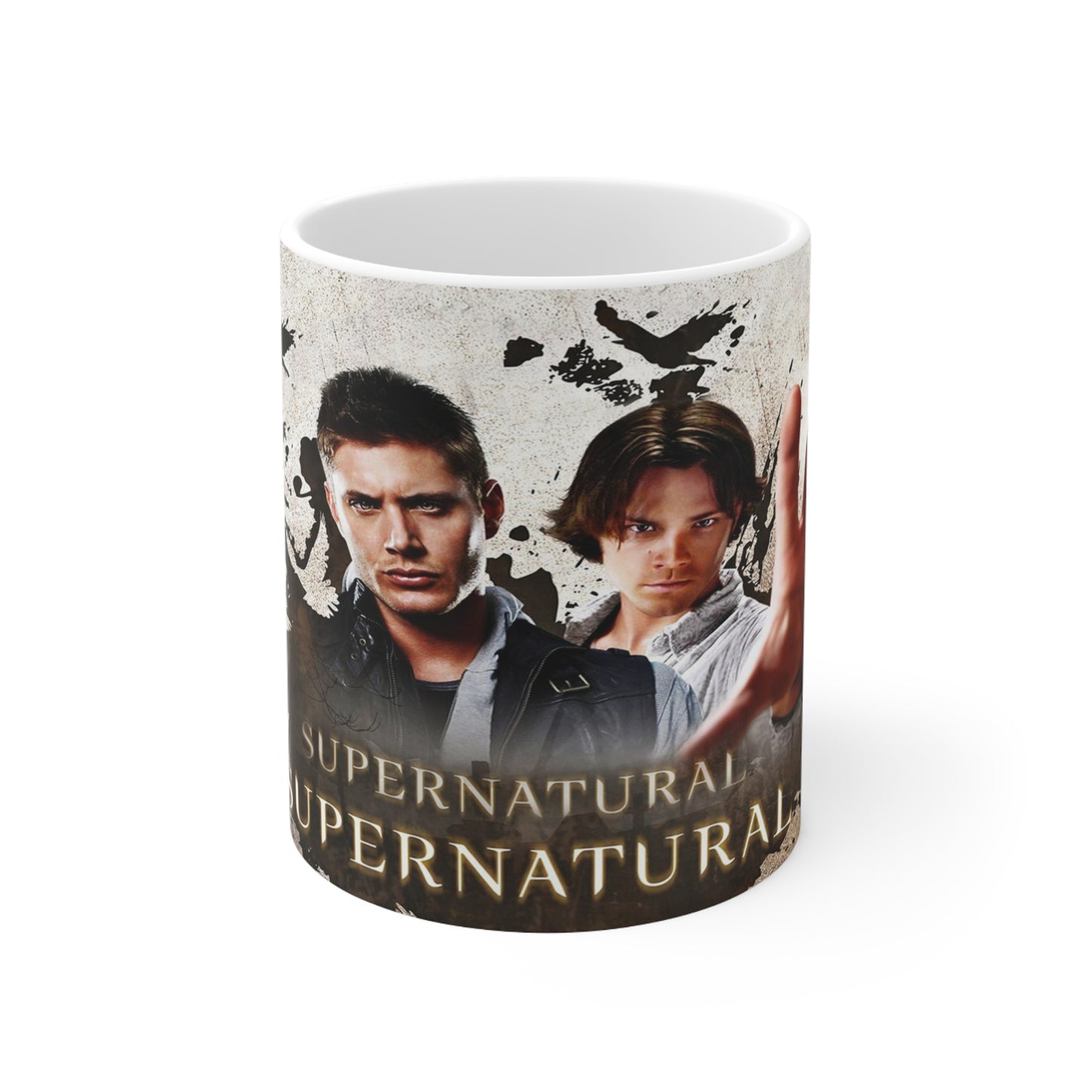 Supernatural Themed Ceramic Coffee Cup - 11oz & 15oz, Perfect Gift for Fans