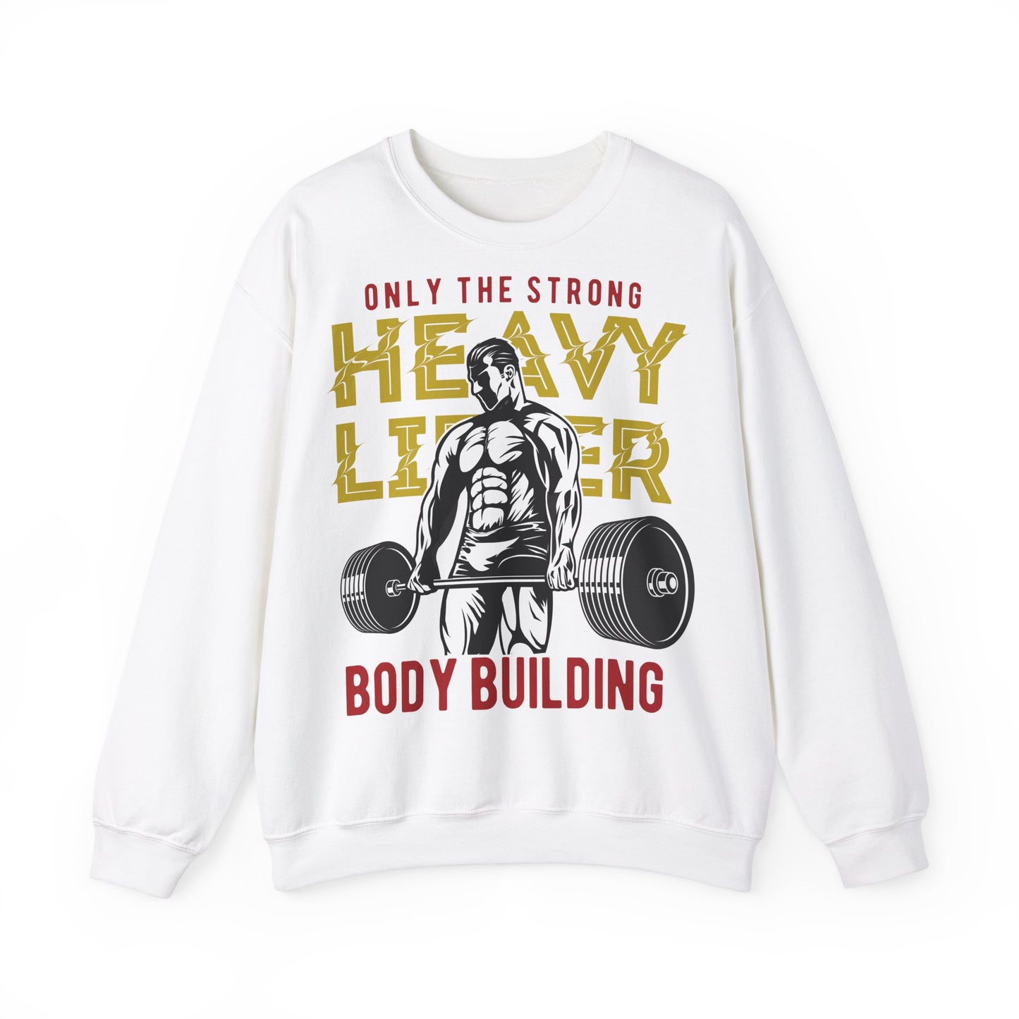 Unisex Heavy Lifter Heavy Blend™ Crewneck Sweatshirt - Bold Bodybuilding Design