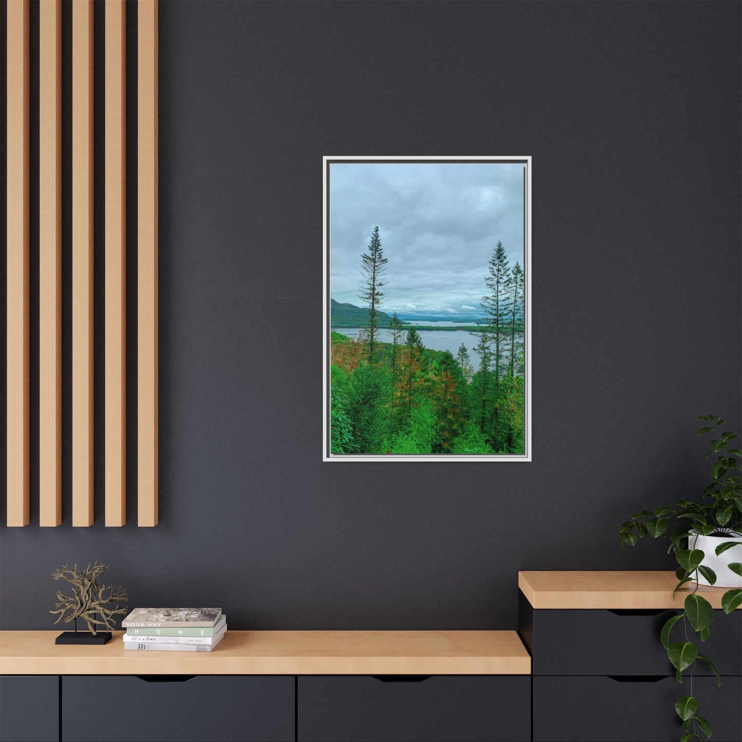 Torc Mountain Trail 2 Matte Canvas, Framed (Multi-color)