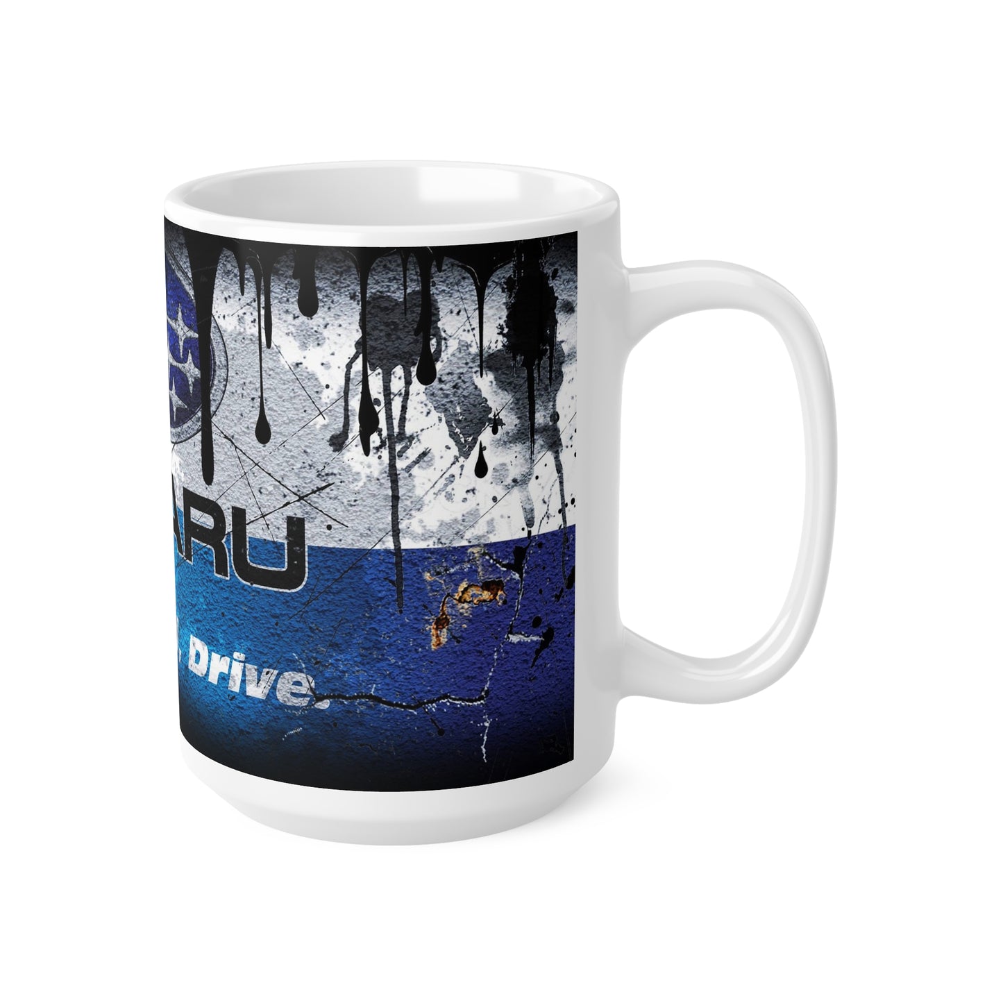 Subaru Inspired Ceramic Coffee Mug - 11oz & 15oz - Perfect for Car Enthusiasts