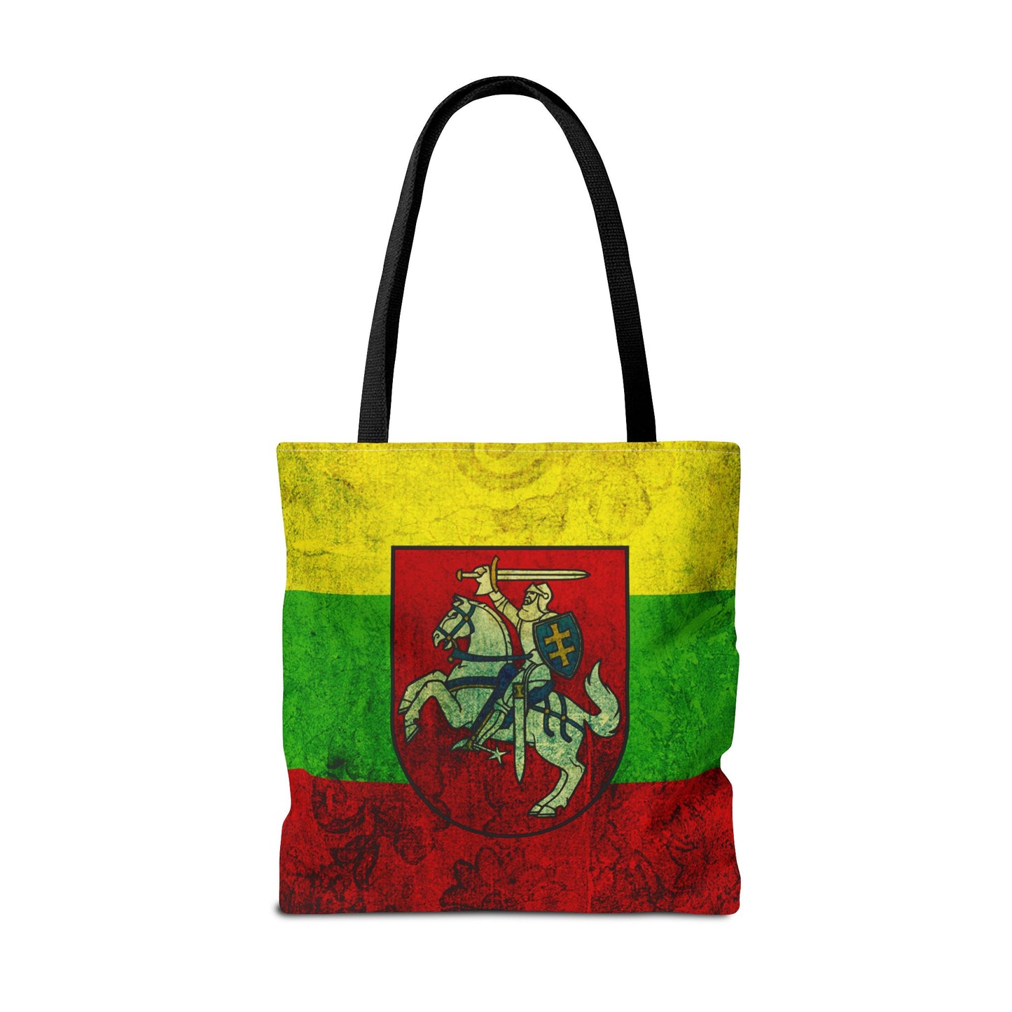 Vintage Lithuanian Crest Tote Bag - Perfect for Festivals, Travel, and Daily Use