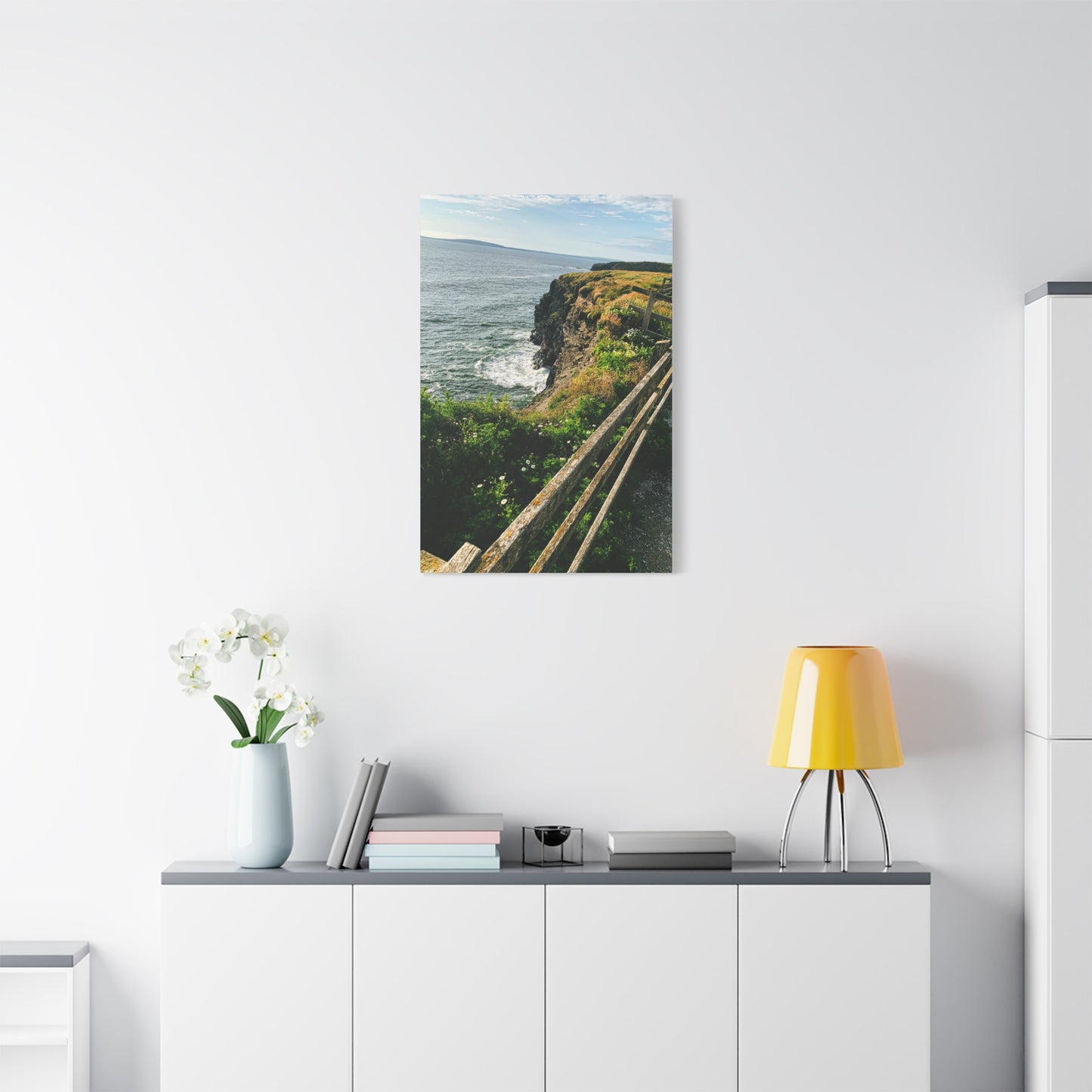 Ballybunion Cliff Walk Matte Canvas, Stretched, 1.25"