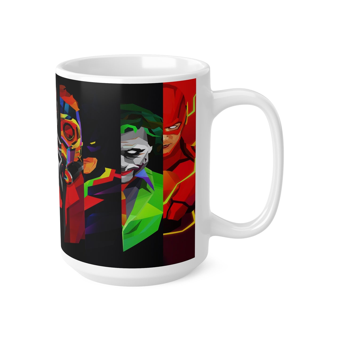 Vibrant Superhero Ceramic Coffee Cups - 11oz & 15oz