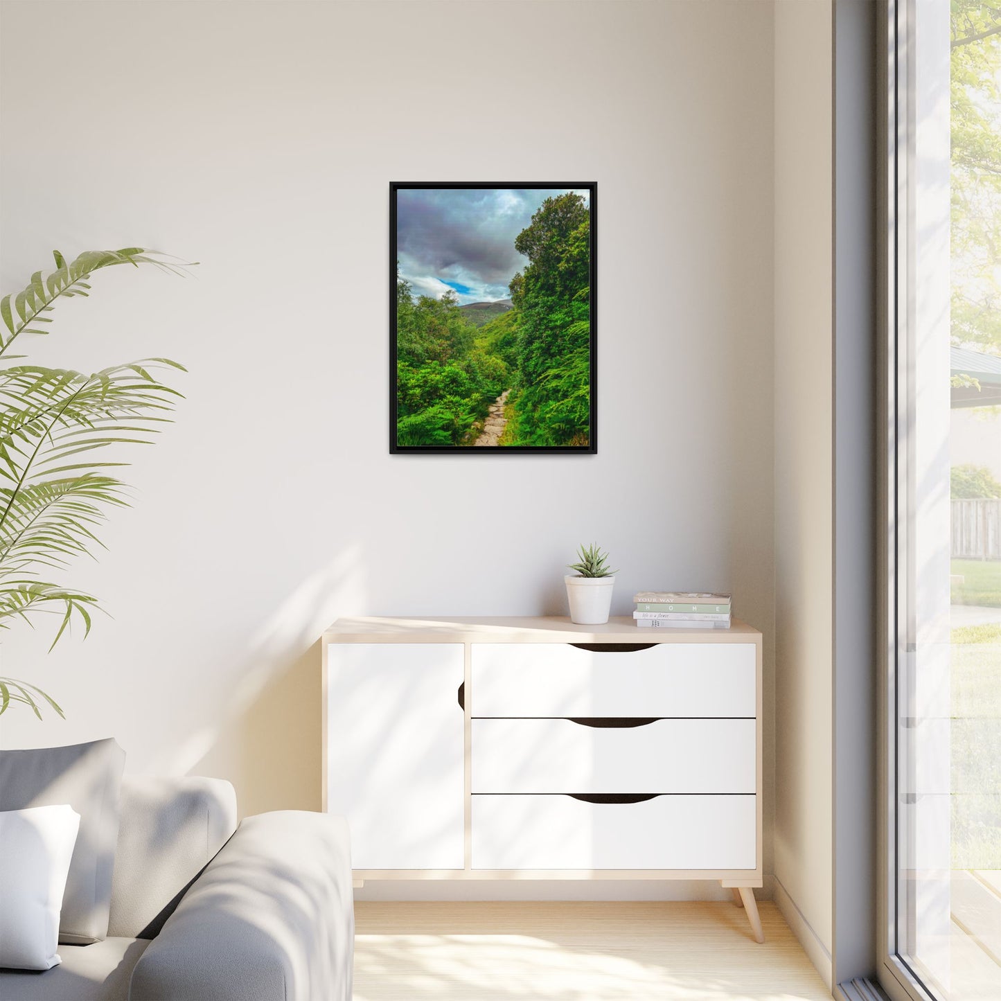 Torc Trail Matte Canvas, Framed (Multi-color)