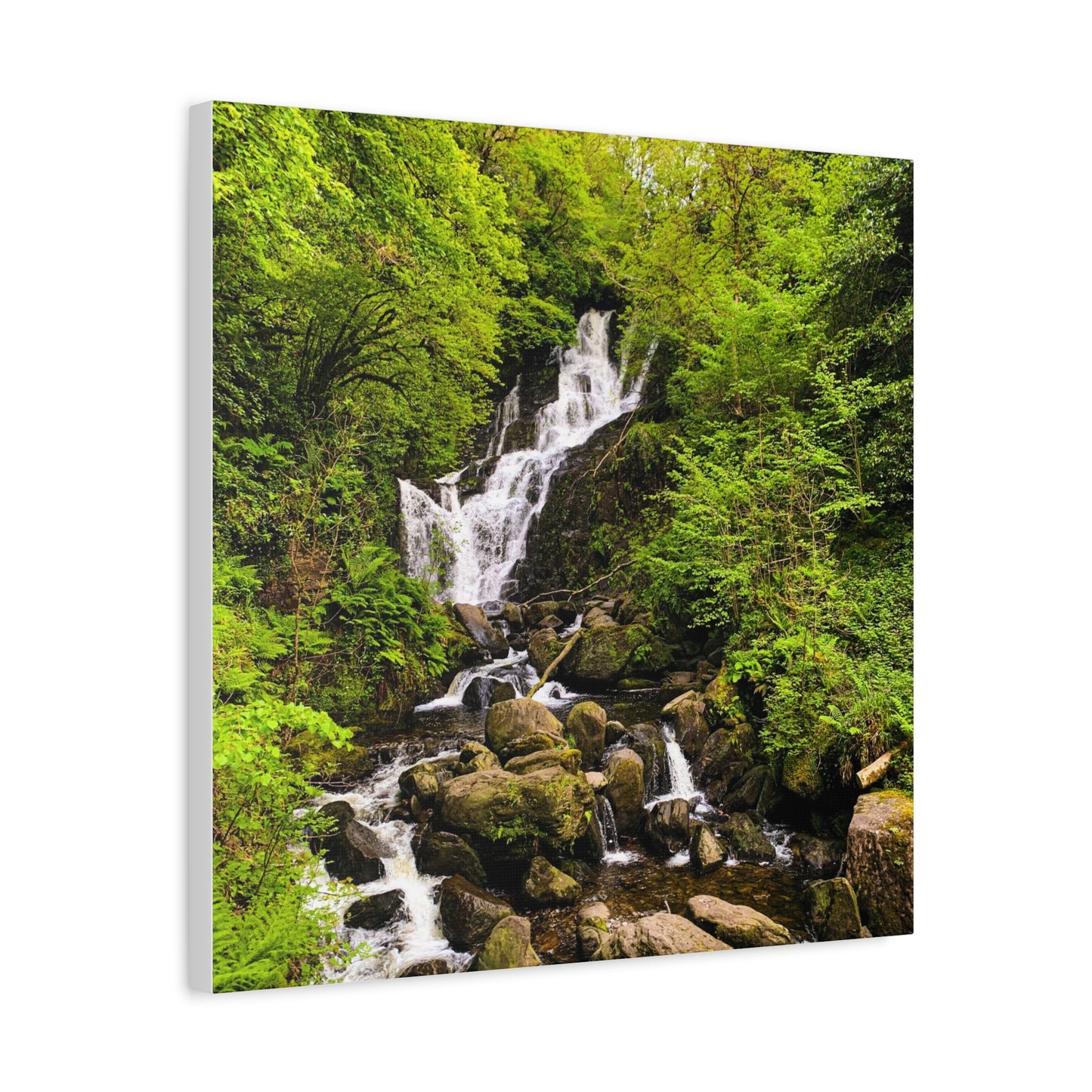 Torc waterfall Matte Canvas, Stretched, 1.25"