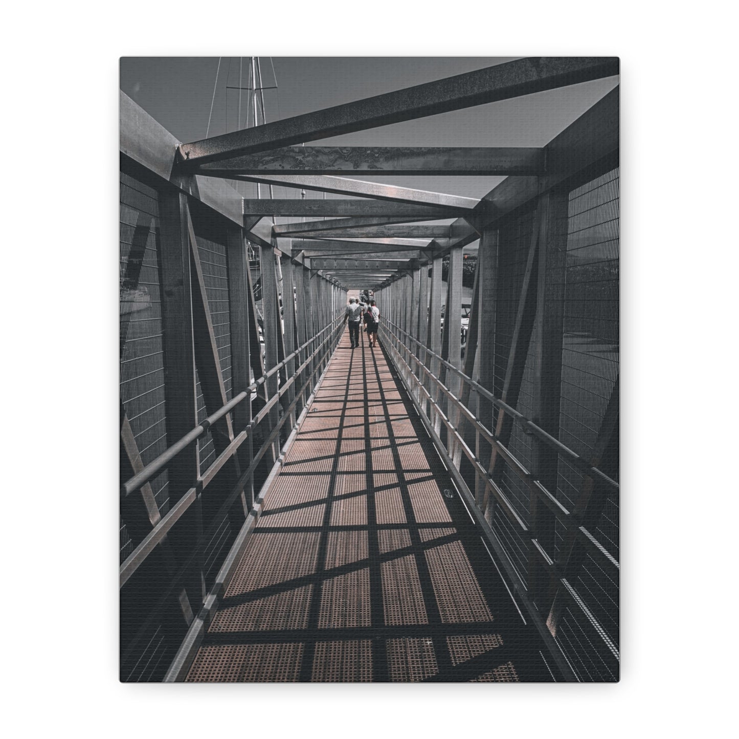 Dingle Pier Matte Canvas, Stretched, 1.25"