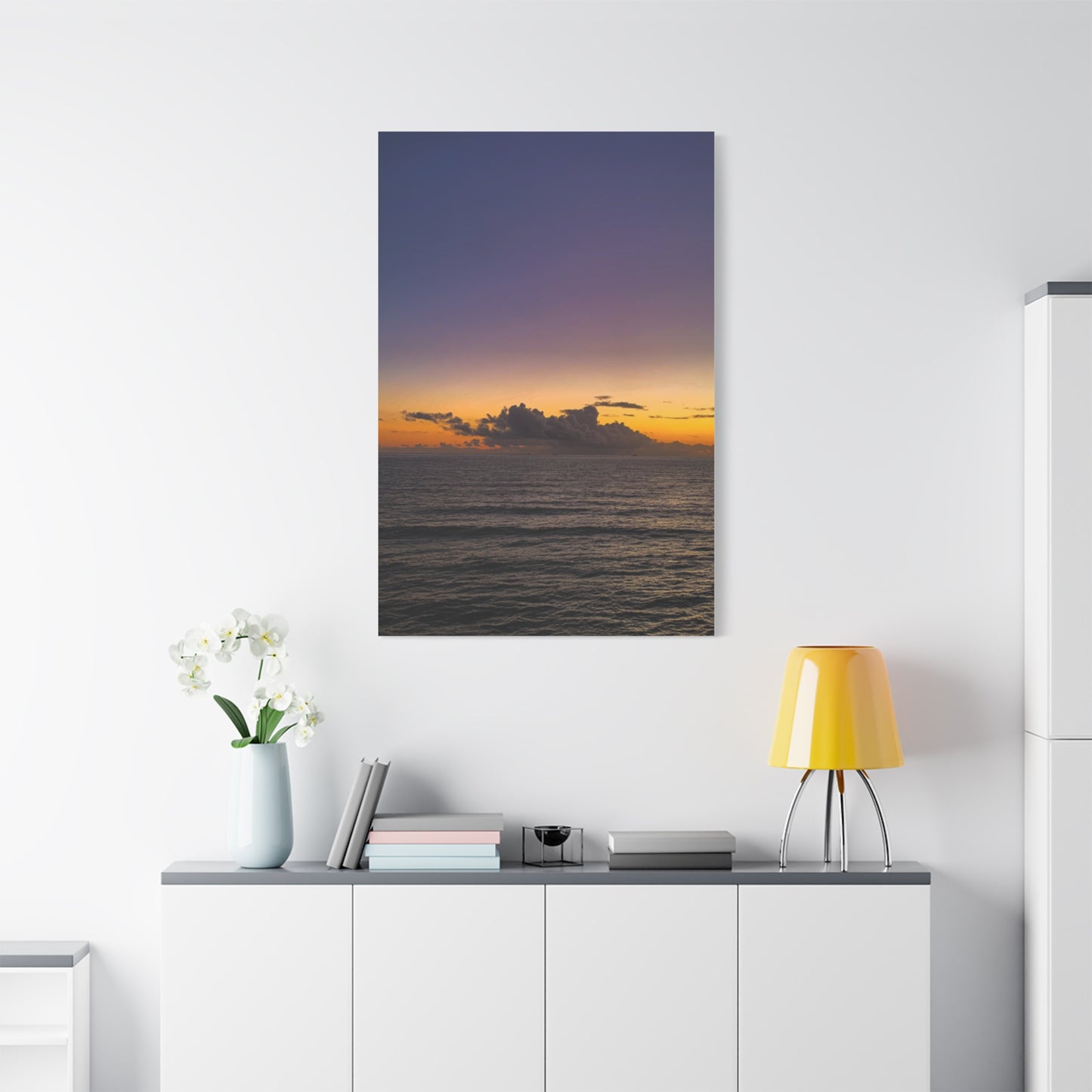 Sunset in Ocean 2 Matte Canvas, Stretched, 1.25"