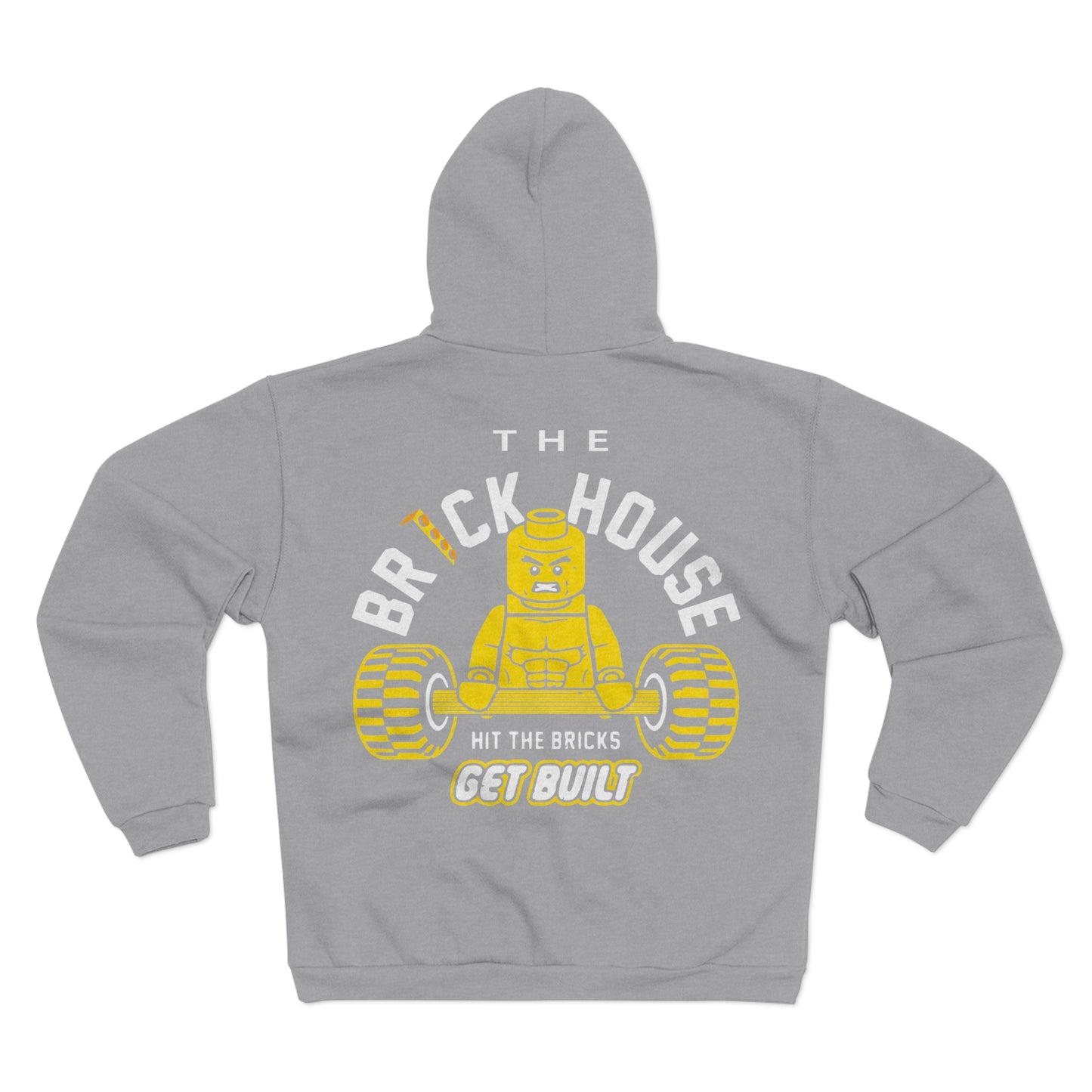 The Brick House Unisex Hooded Zip Sweatshirt – Get Built LEGO Style Hoodie