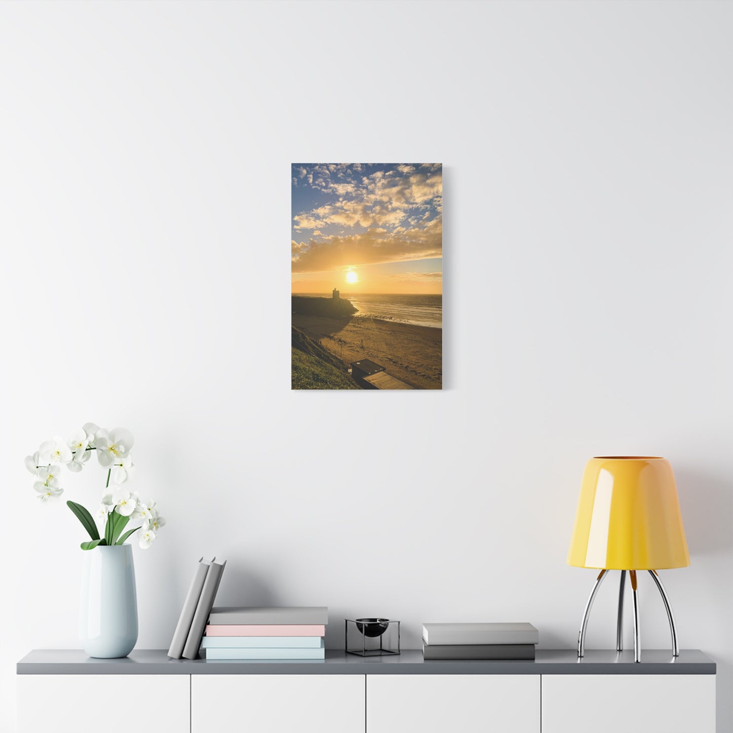 Ballybunion Sunset Castle Matte Canvas, Stretched, 1.25"