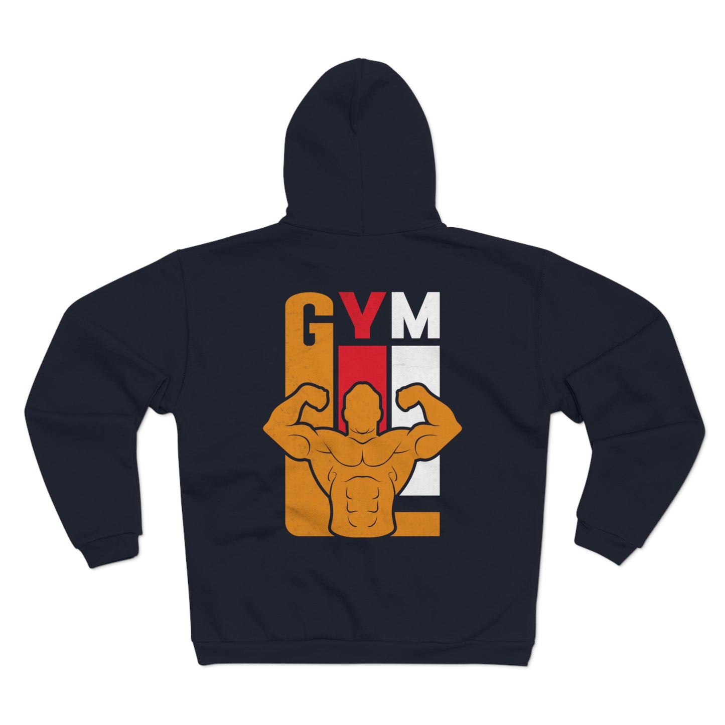 Gym Life Unisex Hooded Zip Sweatshirt - Perfect for Fitness Enthusiasts