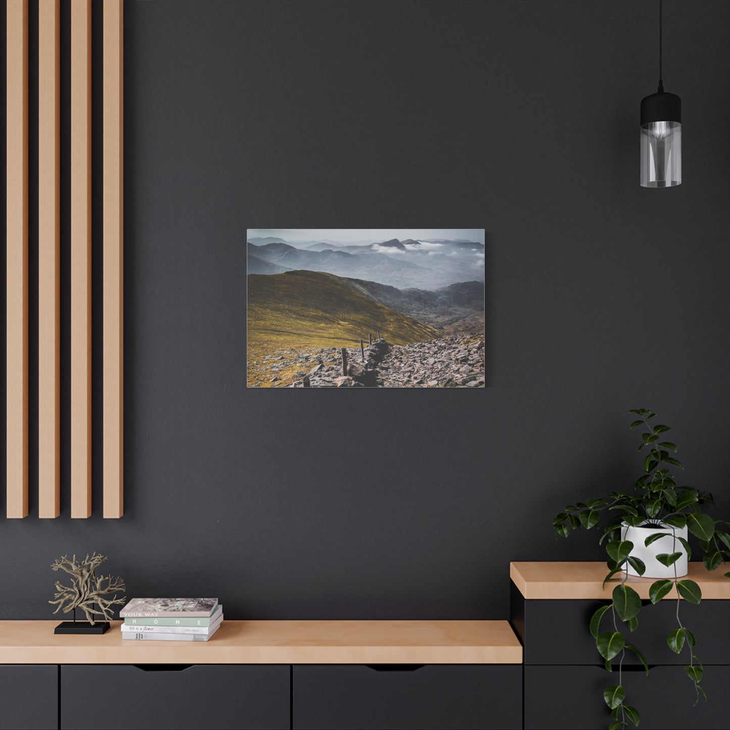 Wall in Mountains Matte Canvas, Stretched, 1.25"
