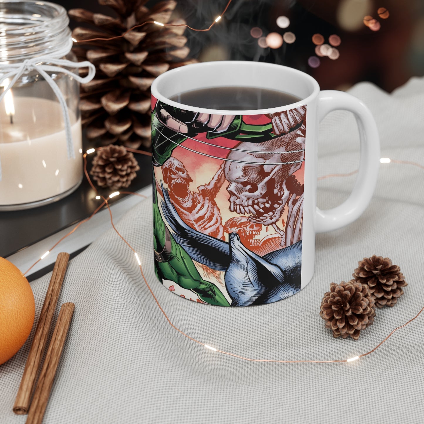 Comic Hero Ceramic Coffee Cups - 11oz & 15oz - Perfect for Fans and Collectors!