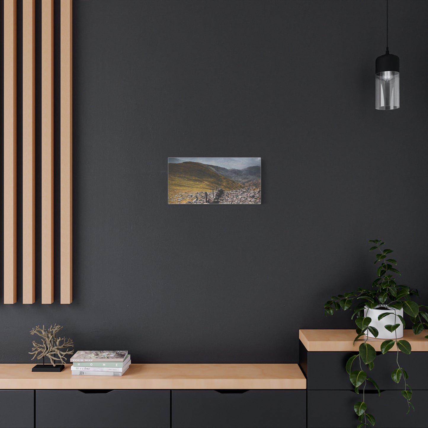 Wall in Mountains Matte Canvas, Stretched, 1.25"