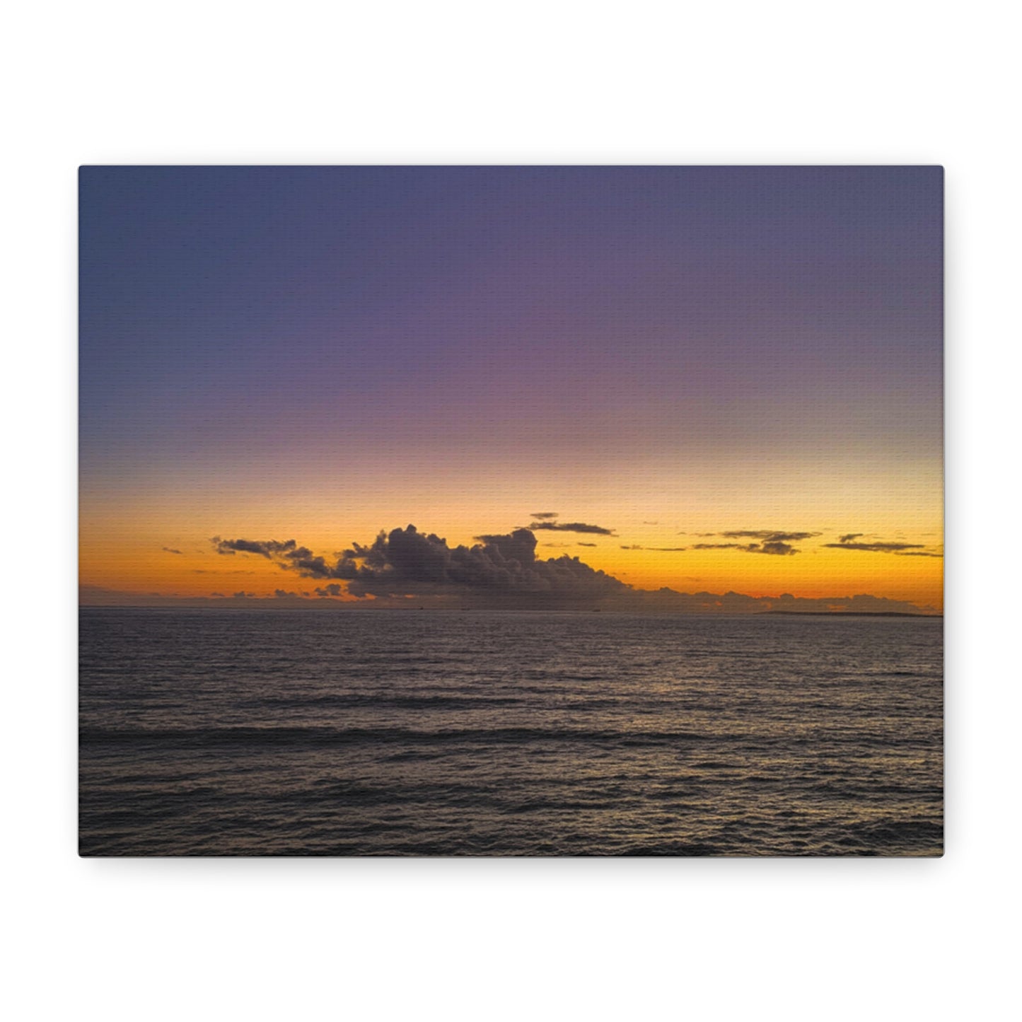 Sunset in Ocean 2 Matte Canvas, Stretched, 1.25"