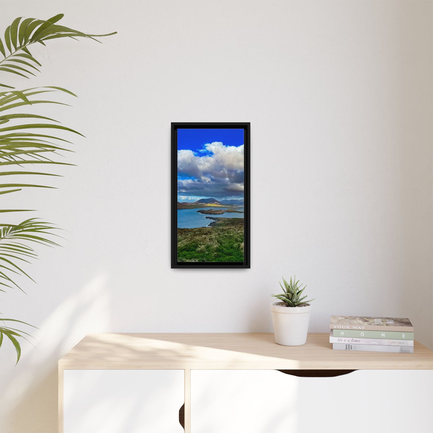 Unknown Mountain Matte Canvas, Framed (Multi-color)