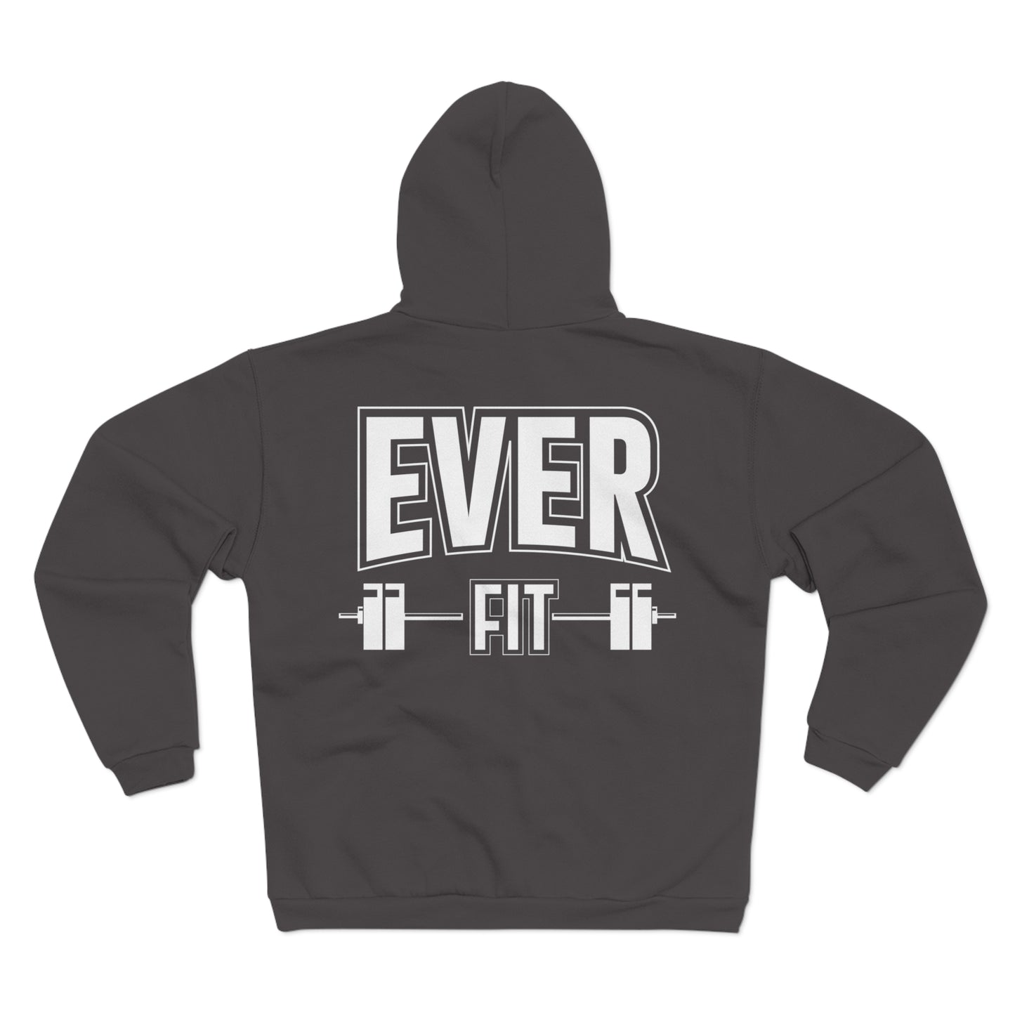 Unisex Hooded Zip Sweatshirt - Ever Fit Gym Wear, Perfect for Fitness Enthusiasts