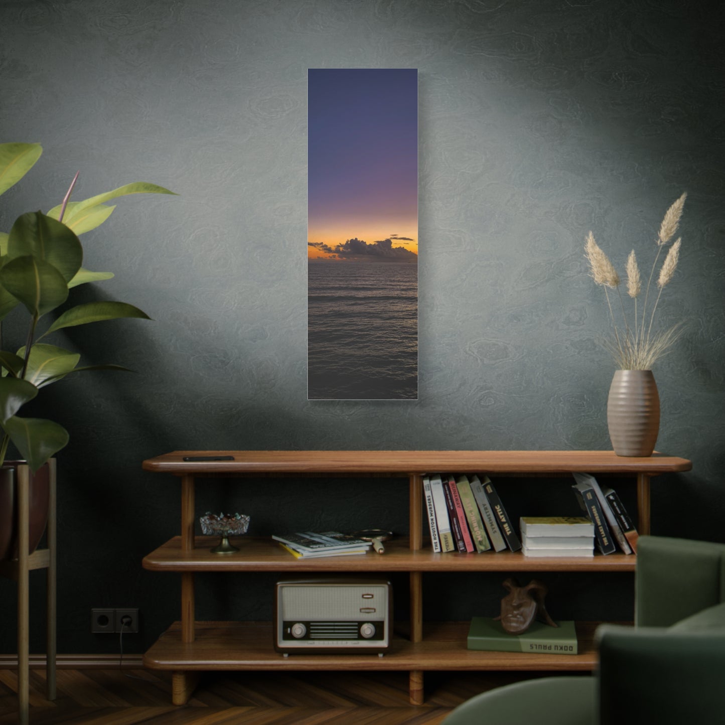 Sunset in Ocean 2 Matte Canvas, Stretched, 1.25"