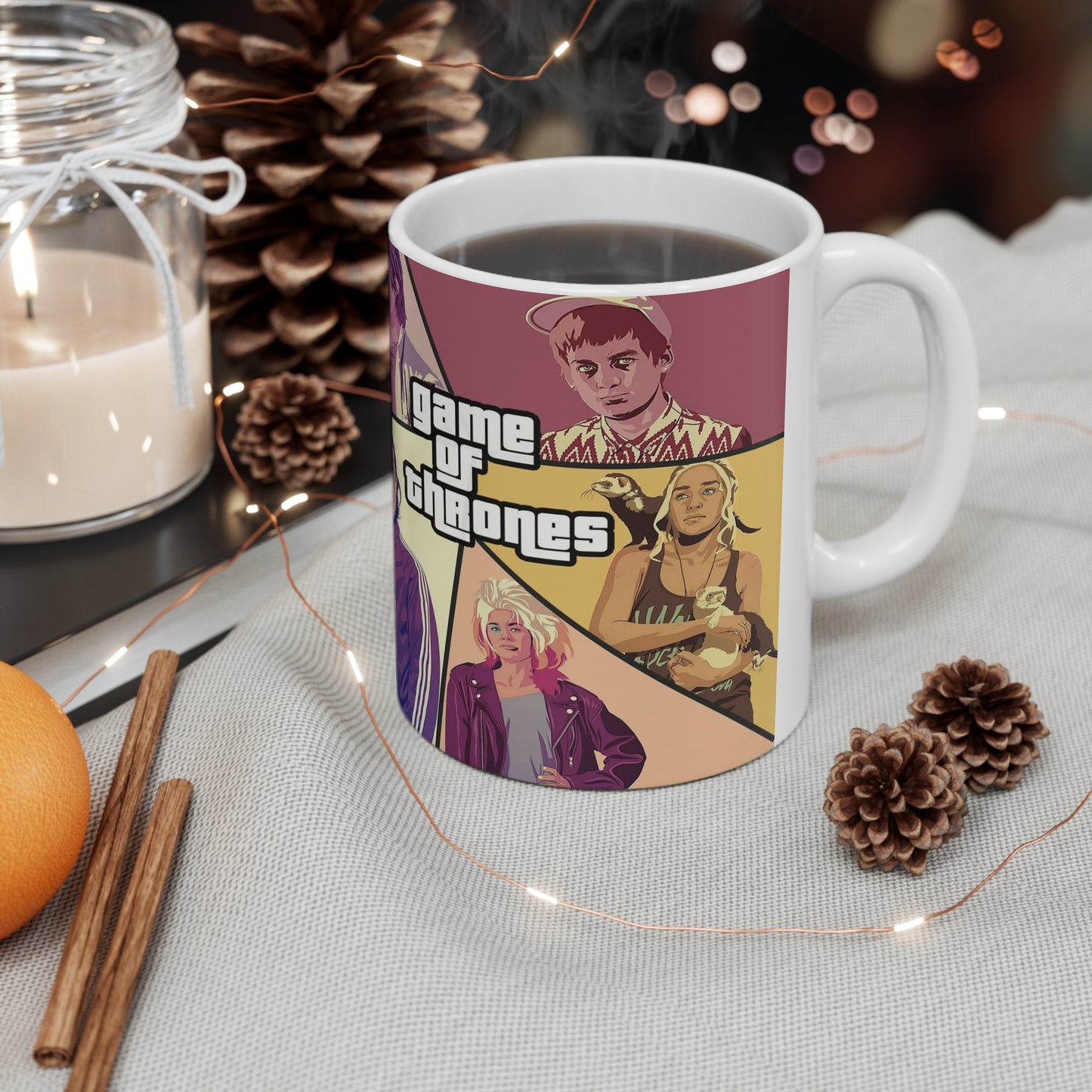 Game of Thrones Ceramic Coffee Cups - 11oz & 15oz - Perfect for Fans and Gift-Giving