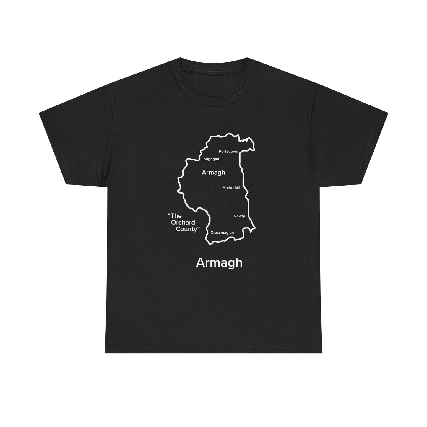Armagh Unisex Heavy Cotton T-Shirt Black Edition