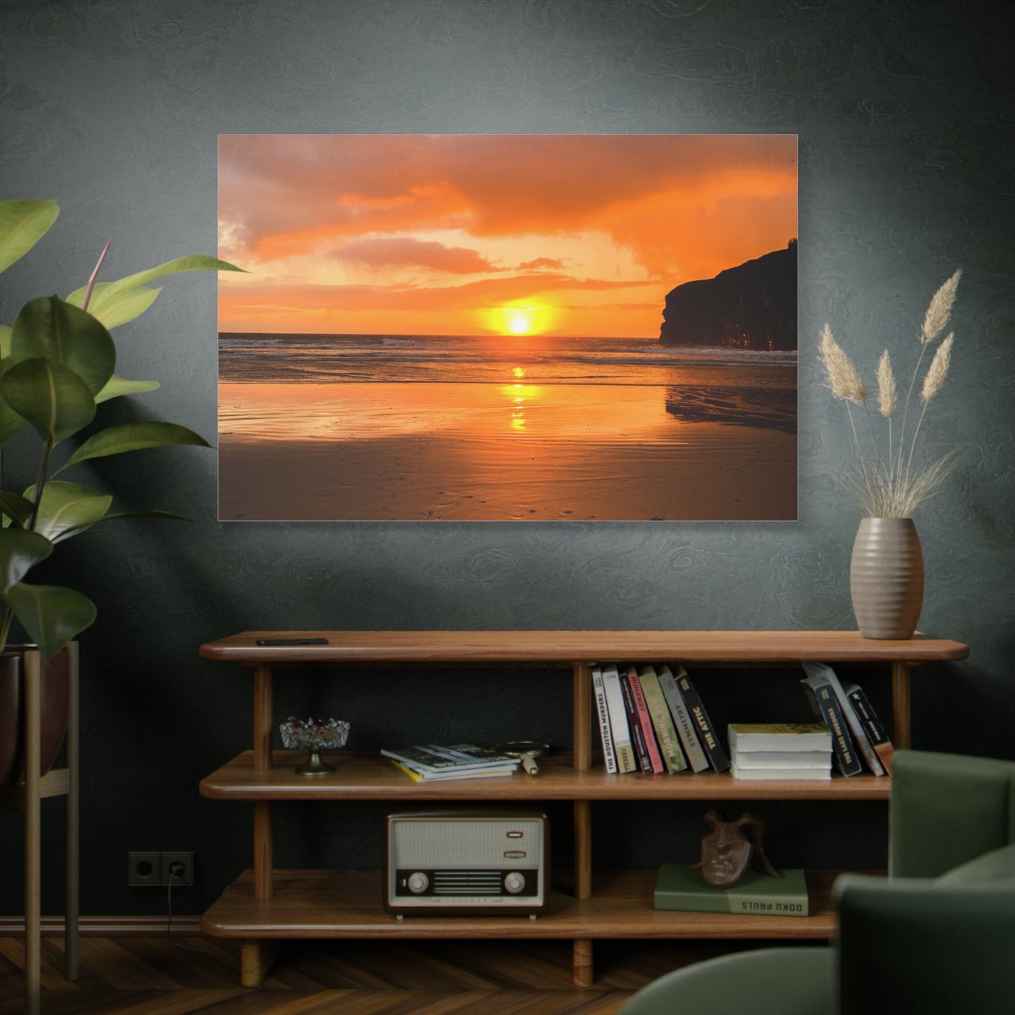 Sunset in Ballybunion Matte Canvas, Stretched, 1.25"