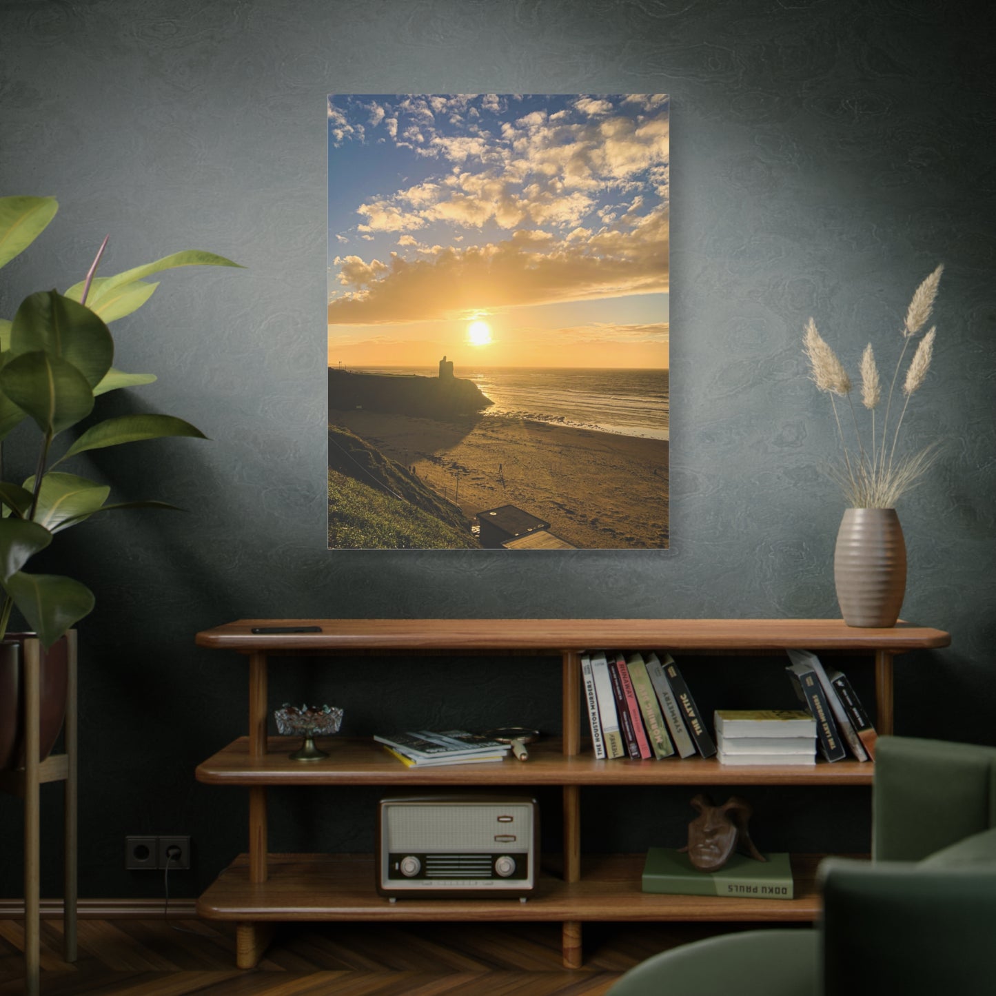Ballybunion Sunset Castle Matte Canvas, Stretched, 1.25"