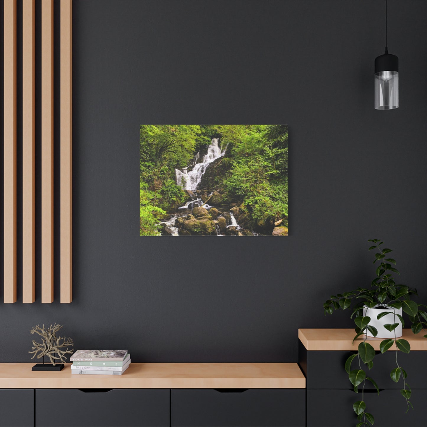 Torc waterfall Matte Canvas, Stretched, 1.25"