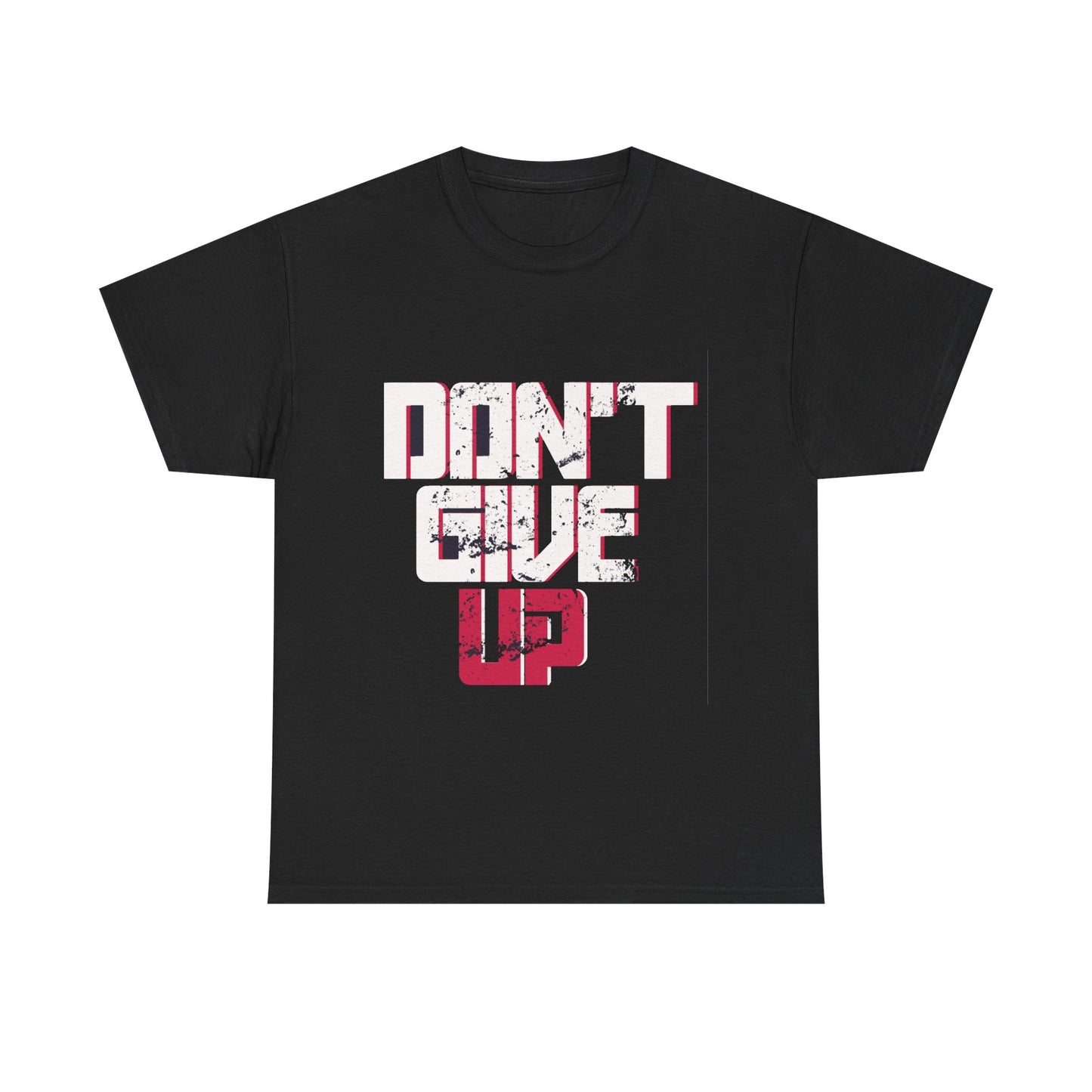 Motivational Unisex Heavy Cotton Tee - 'Don't Give Up' Inspirational Shirt