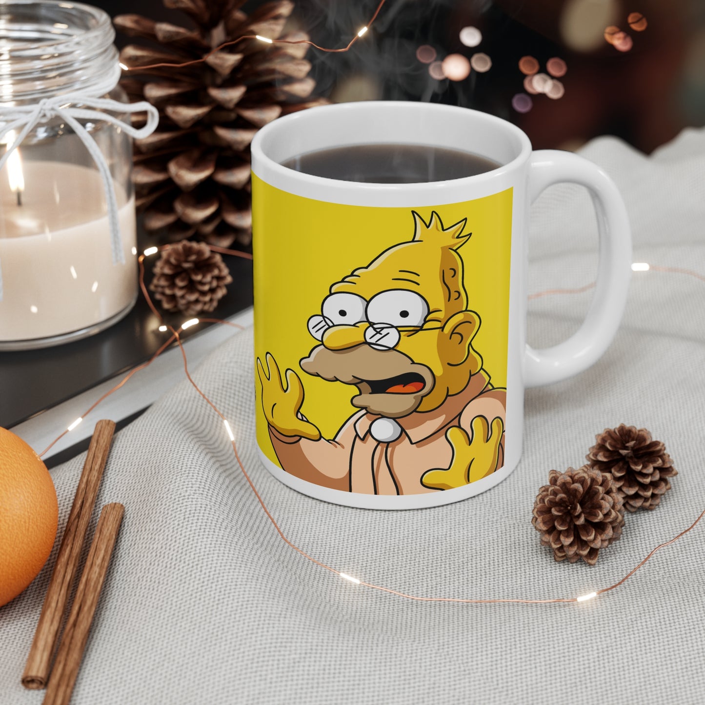 Funny Grandpa Moods Ceramic Coffee Mug - 11oz & 15oz Types