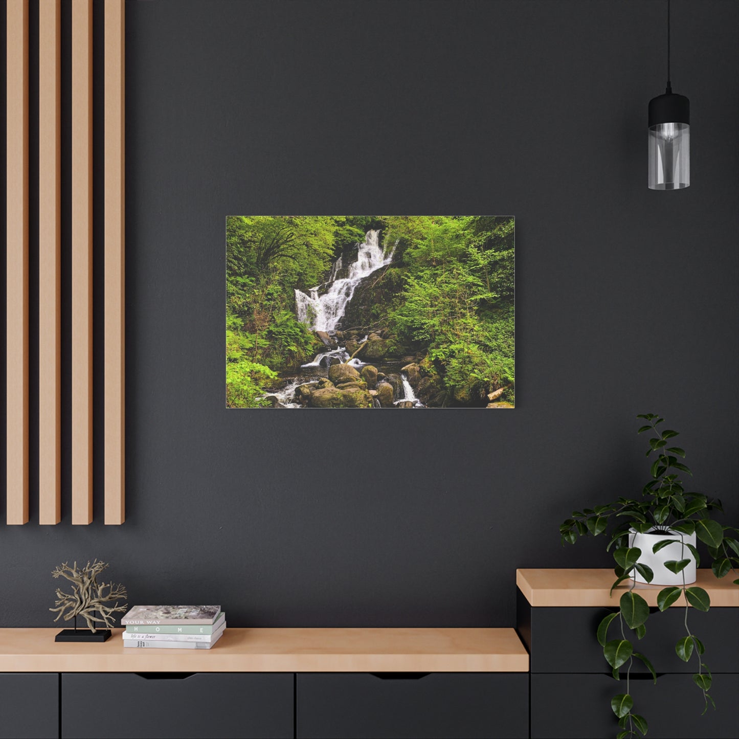 Torc waterfall Matte Canvas, Stretched, 1.25"