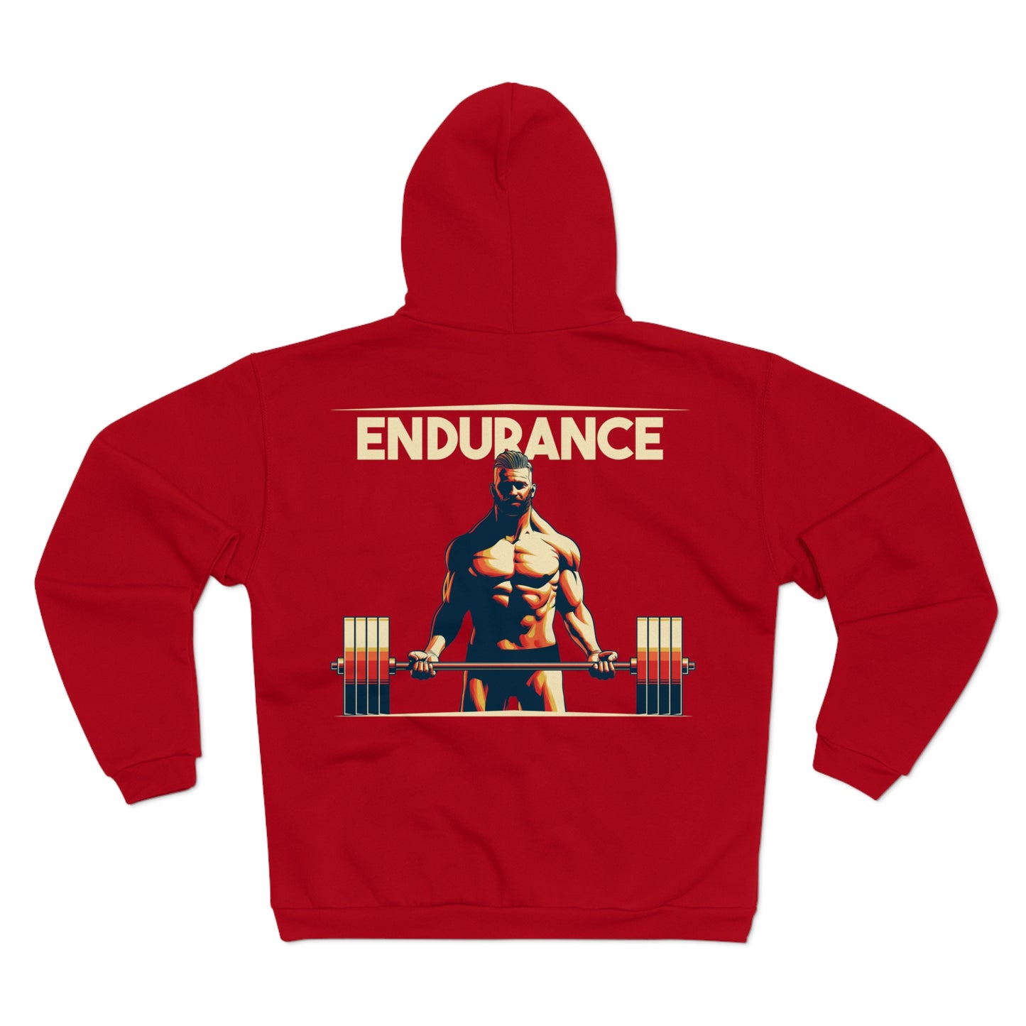 Endurance Motivation Unisex Zip Hooded Sweatshirt - Perfect for Fitness Enthusiasts