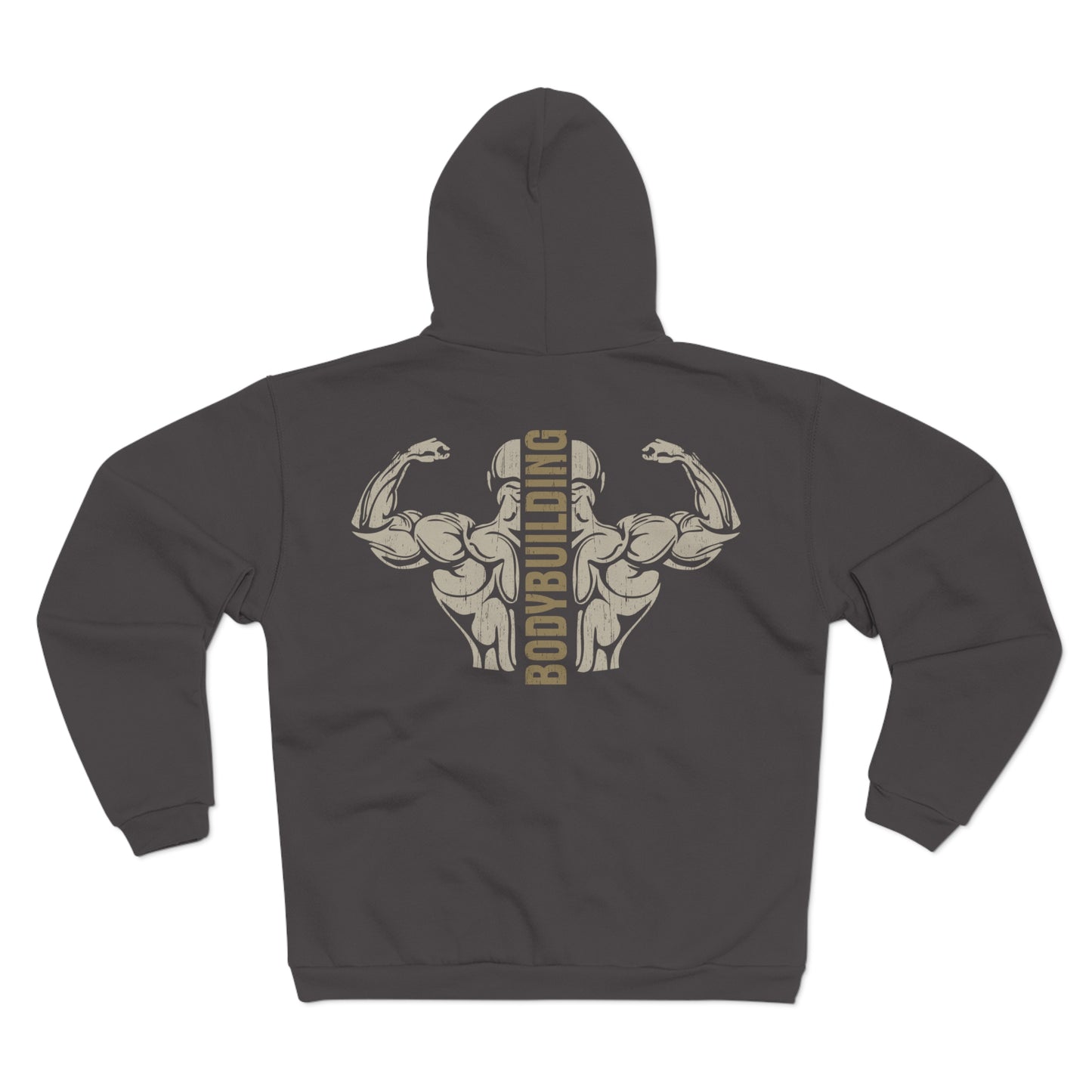 Muscle Power Unisex Zip Hoodie - Perfect for Bodybuilding Enthusiasts