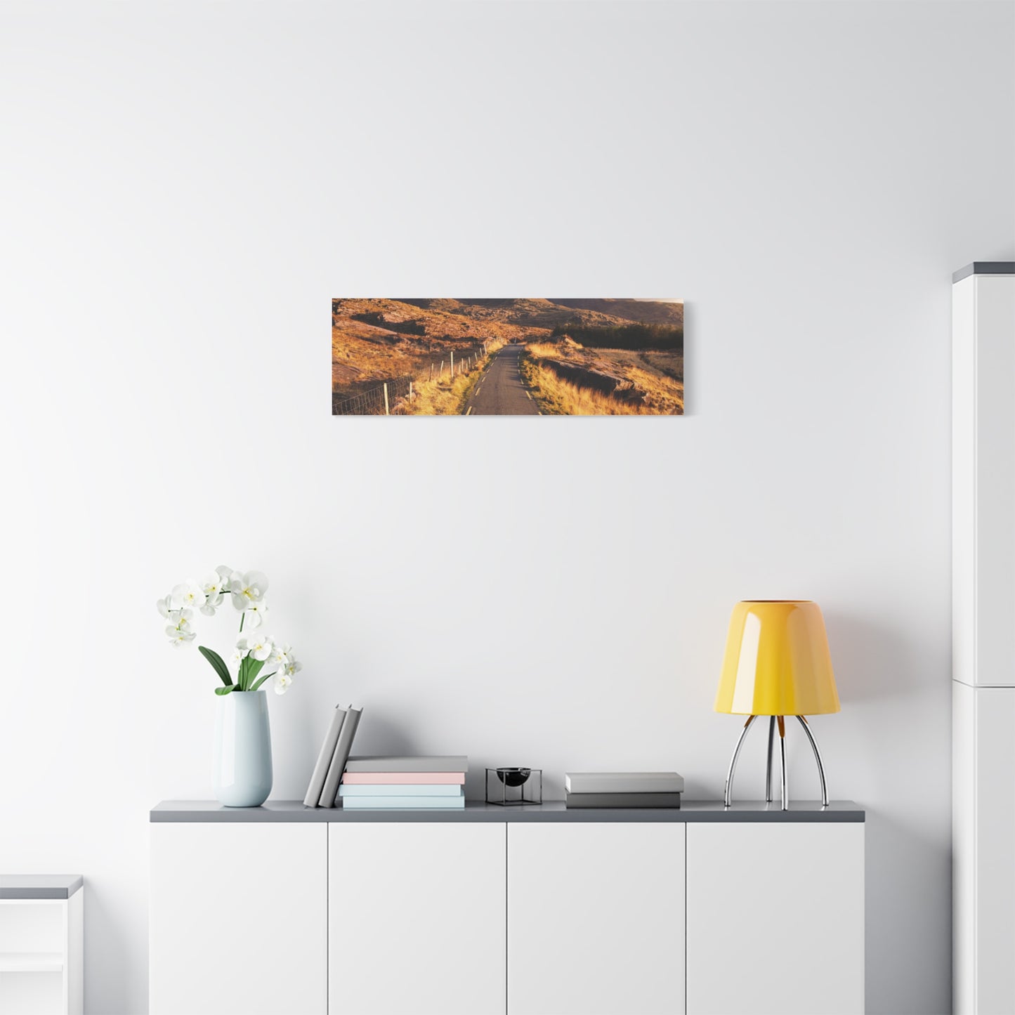 Sunset Road Matte Canvas, Stretched, 1.25"