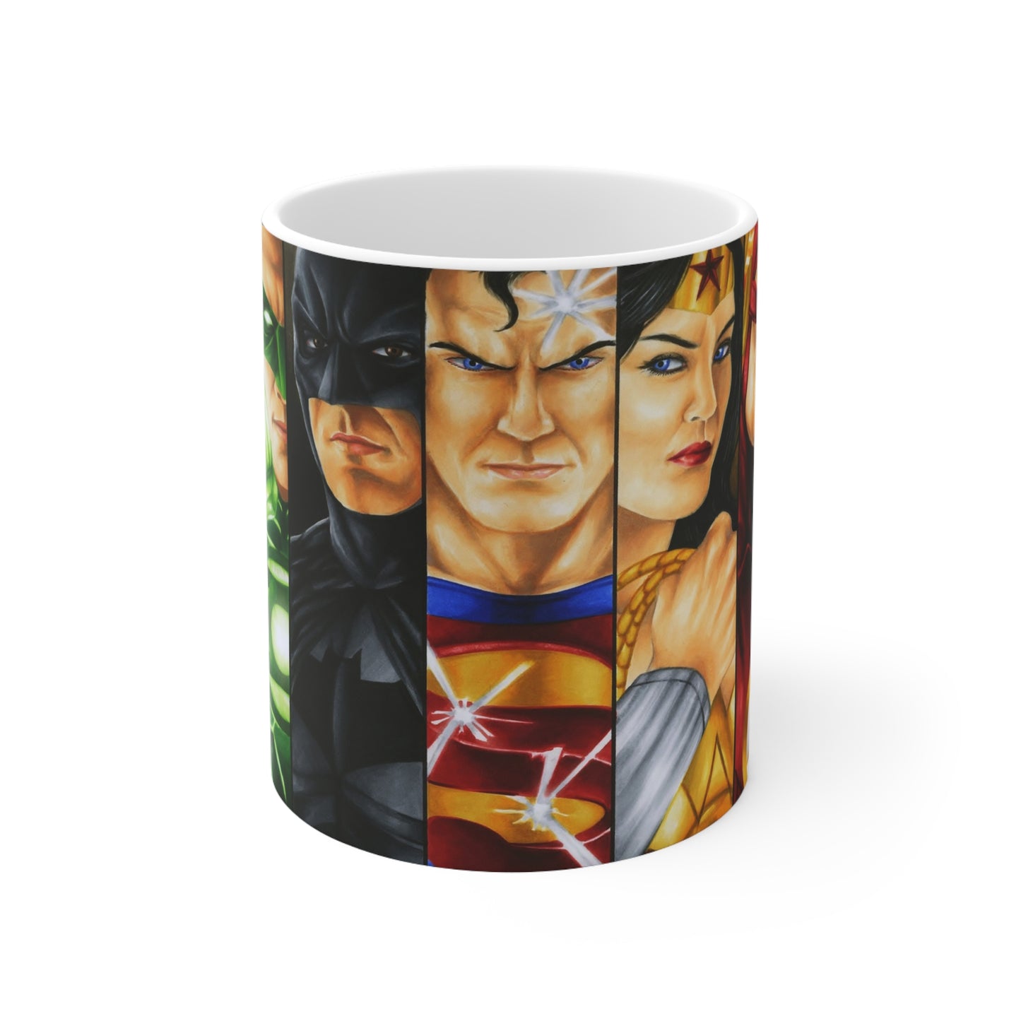 Superhero Ceramic Coffee Cups - 11oz & 15oz - Perfect for Comic Fans