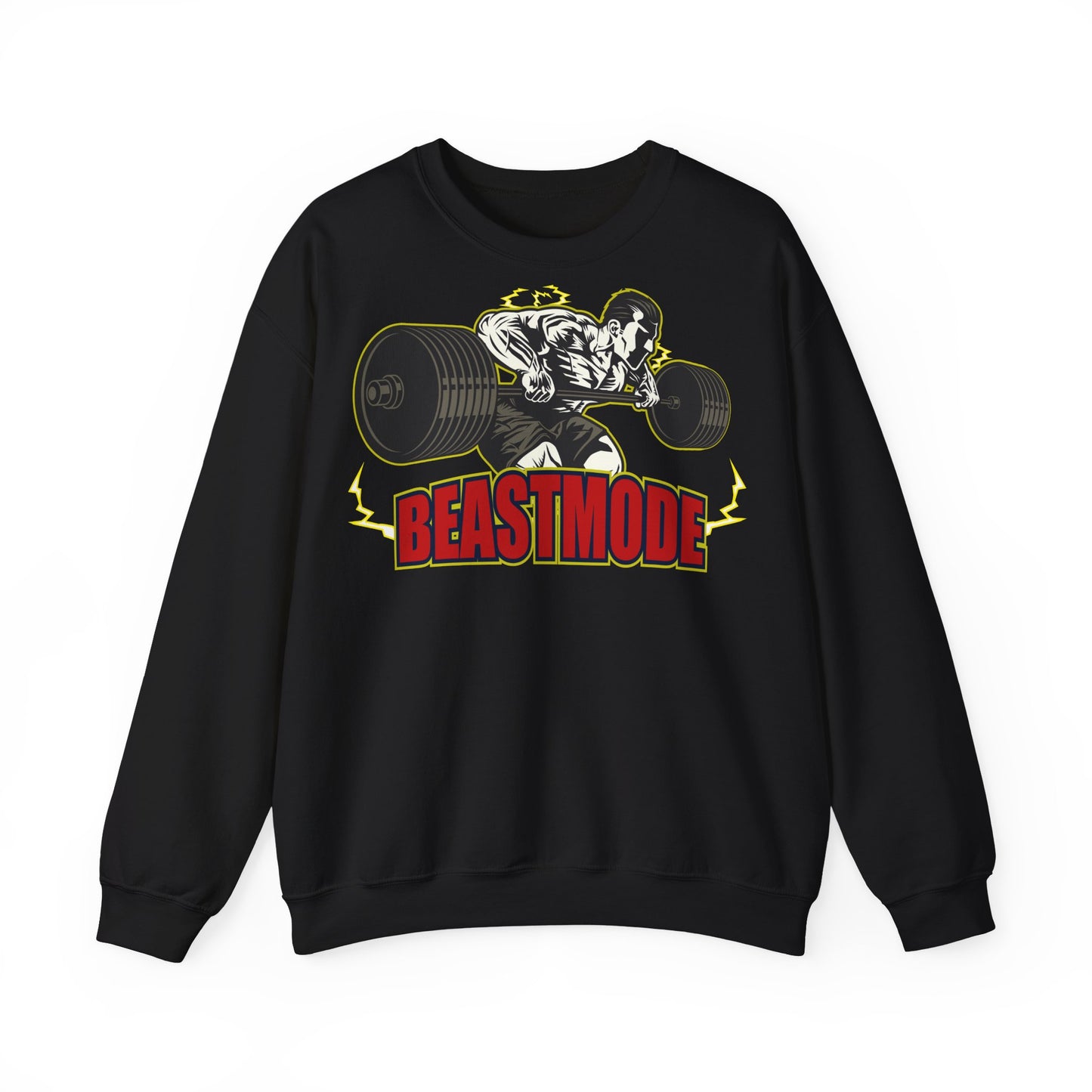 Beast Mode Unisex Heavy Blend™ Crewneck Sweatshirt - Perfect for Gym Enthusiasts