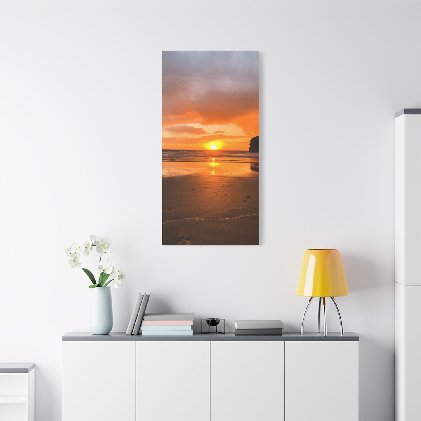 Sunset in Ballybunion Matte Canvas, Stretched, 1.25"