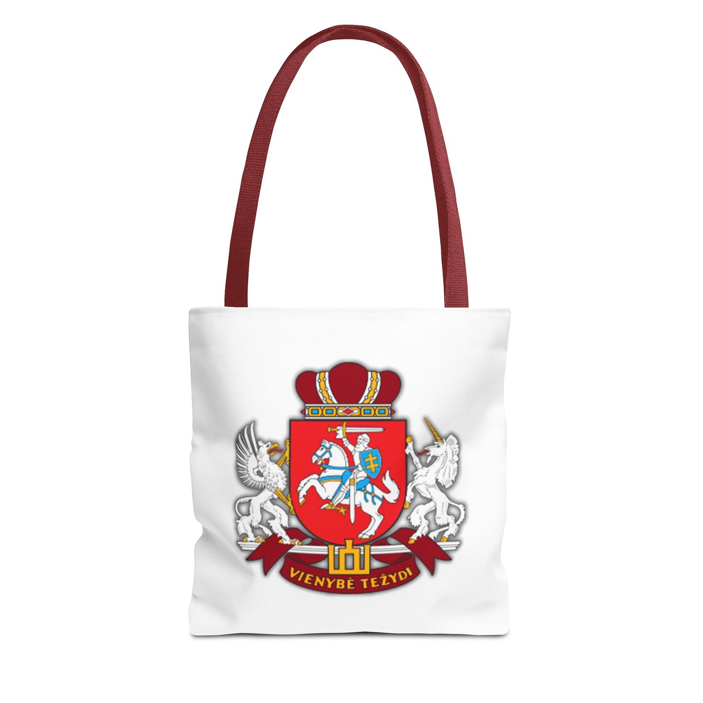 Heraldic Lithuania Crest Tote Bag - Stylish and Reusable for Everyday Use
