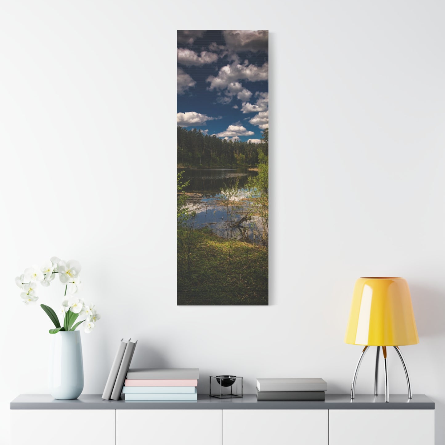 Vilnius Lake, Lithuania Matte Canvas, Stretched, 1.25"
