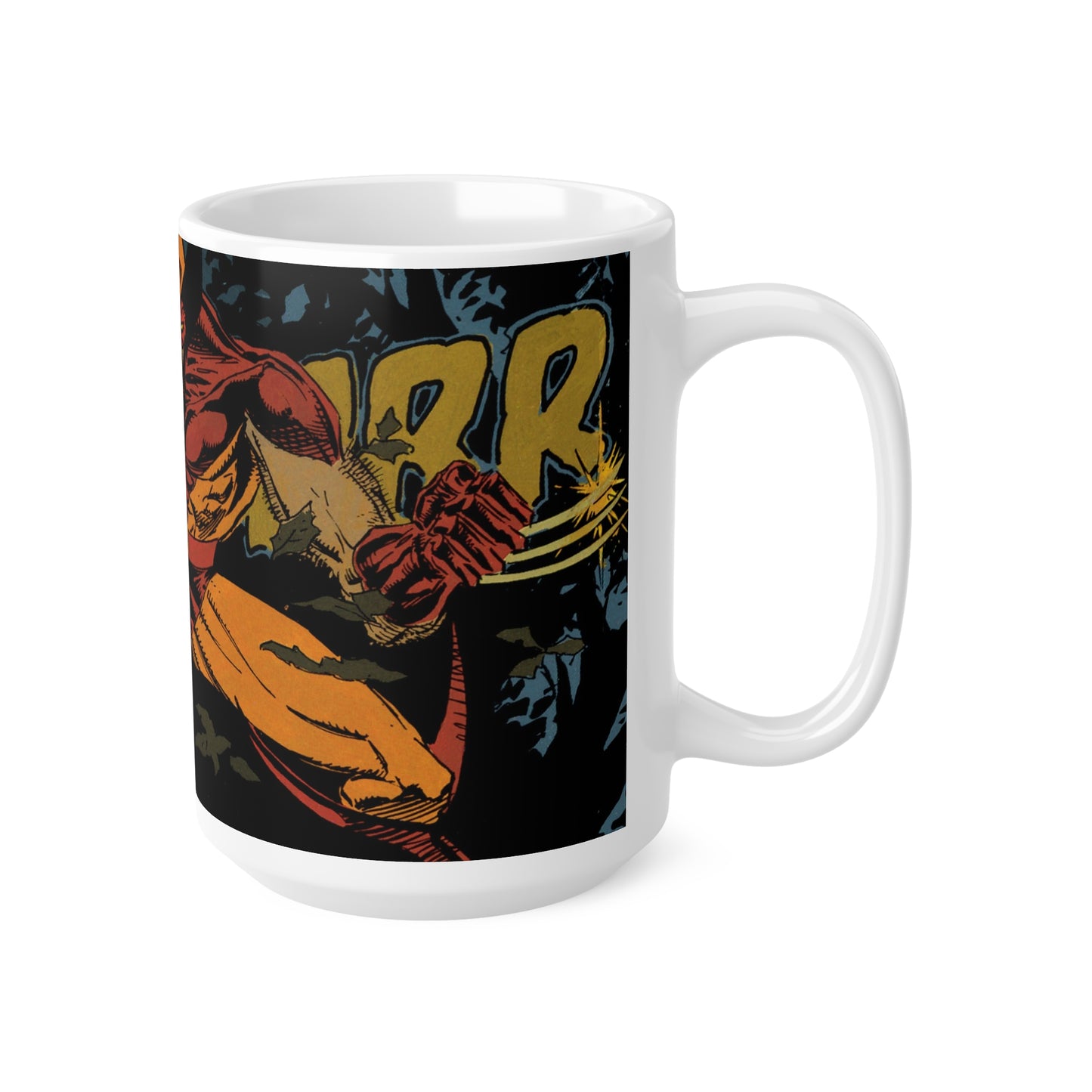 Comic Book Hero Ceramic Coffee Mug - 11oz & 15oz