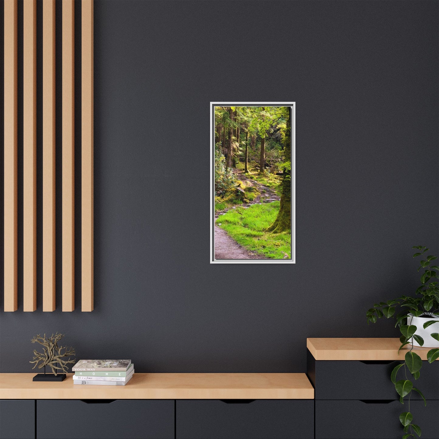 Torc Trail Matte Canvas, Framed (Multi-color)